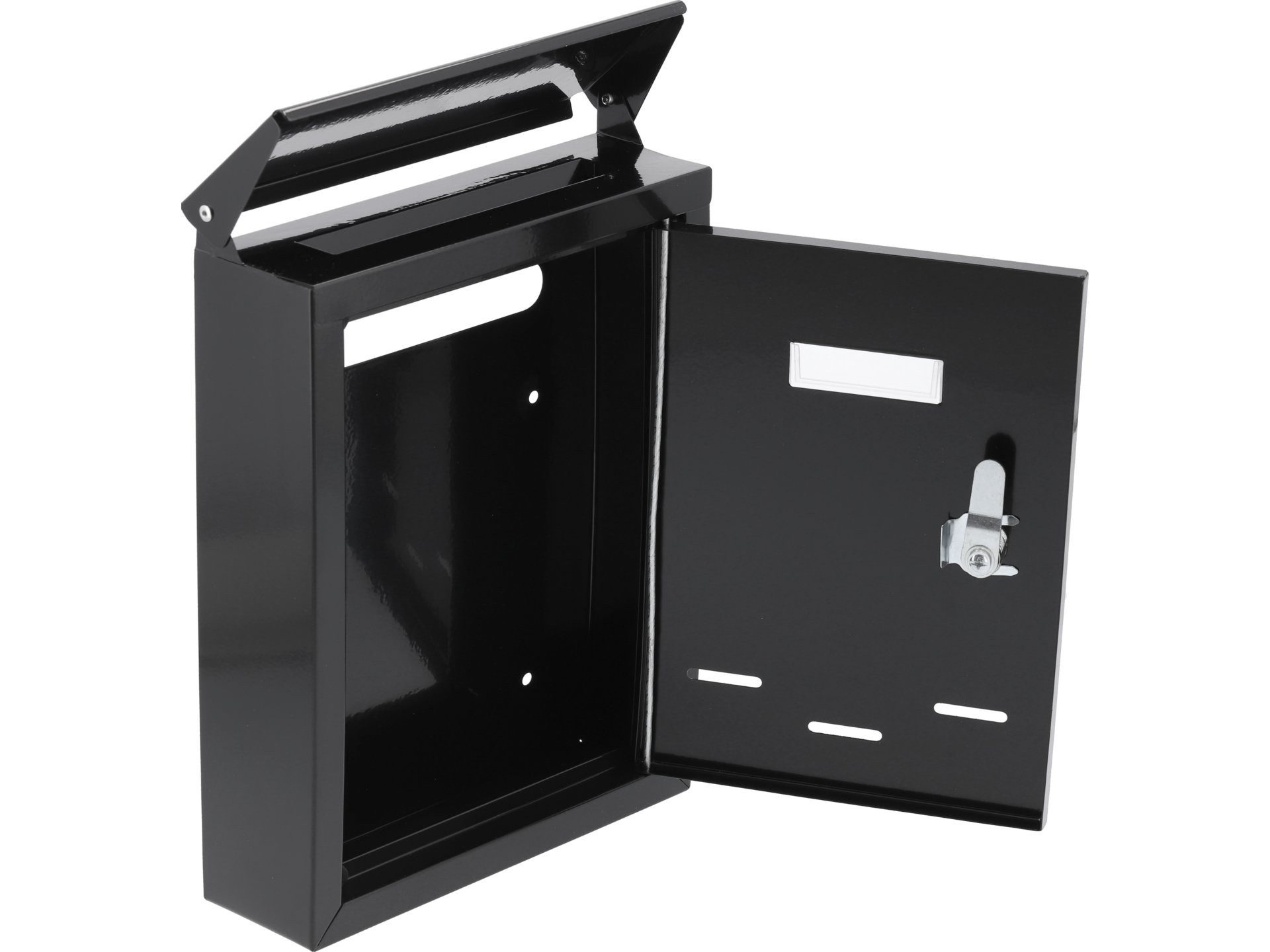 TRIZERATOP Briefkasten Briefkasten 285x200x60mm schwarz (Briefkasten 285x200x60mm schwarz, Briefkasten 285x200x60mm schwarz)