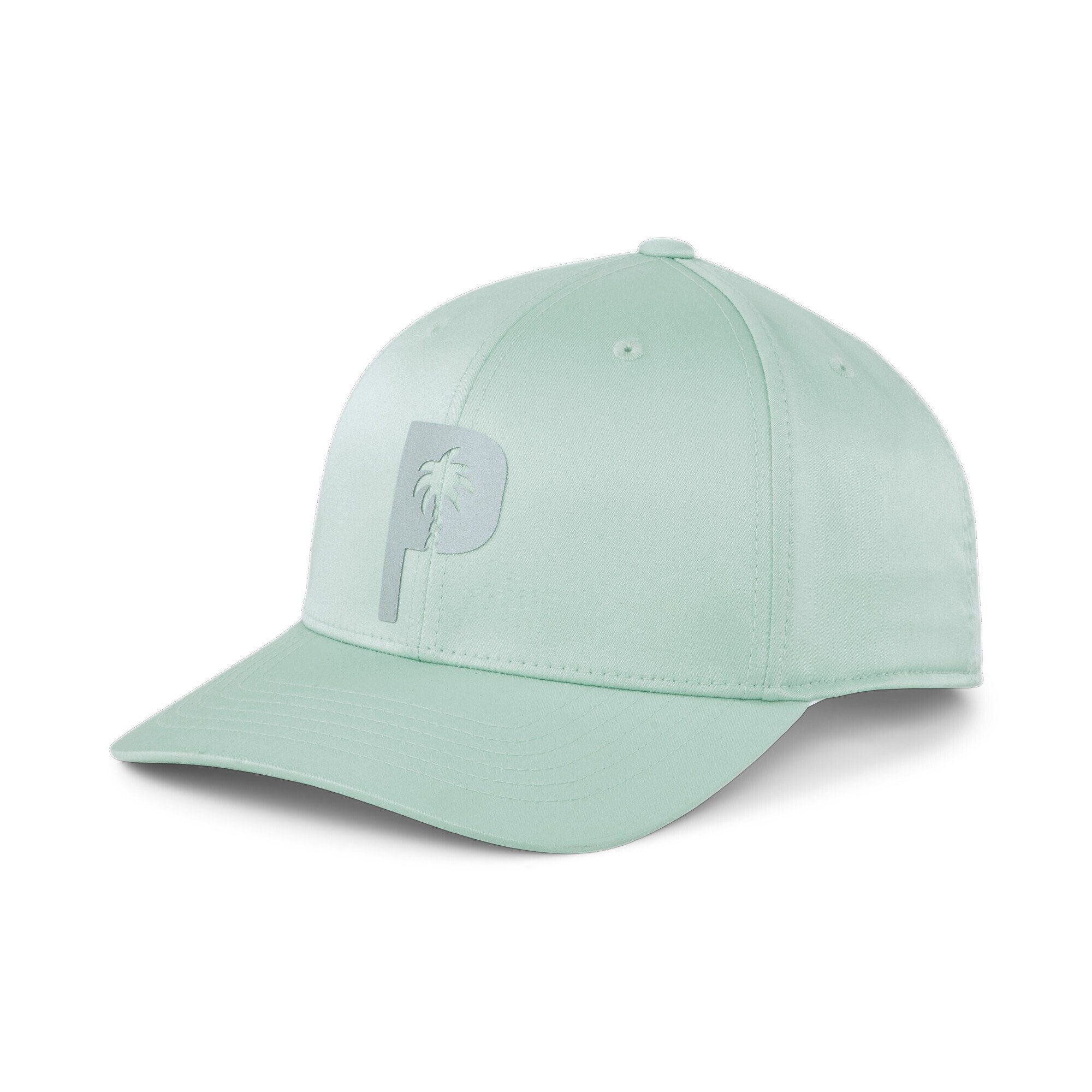 PUMA Flex Cap PUMA x Palm Aqua Herren Golf-Cap Green Tree Crew