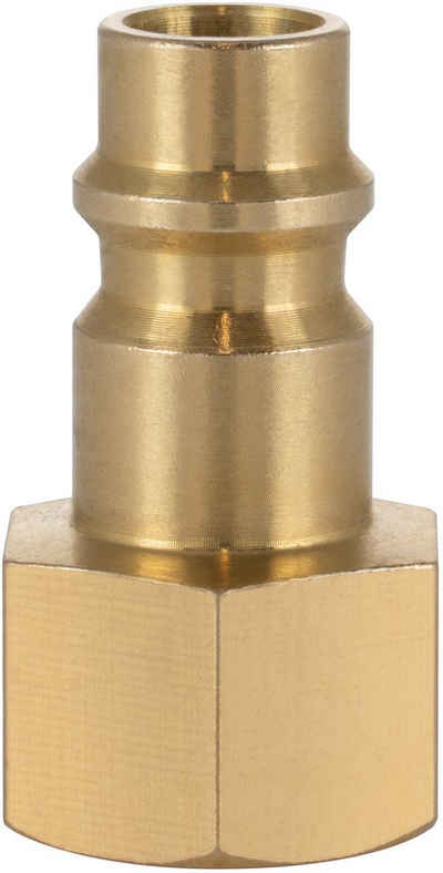 Poppstar Schnellkupplung Druckluft-Stecknippel NW 7,2 mit 1/4 Zoll Innengewinde, (1-tlg), Steckverbinder für Druckluft-Anschluss