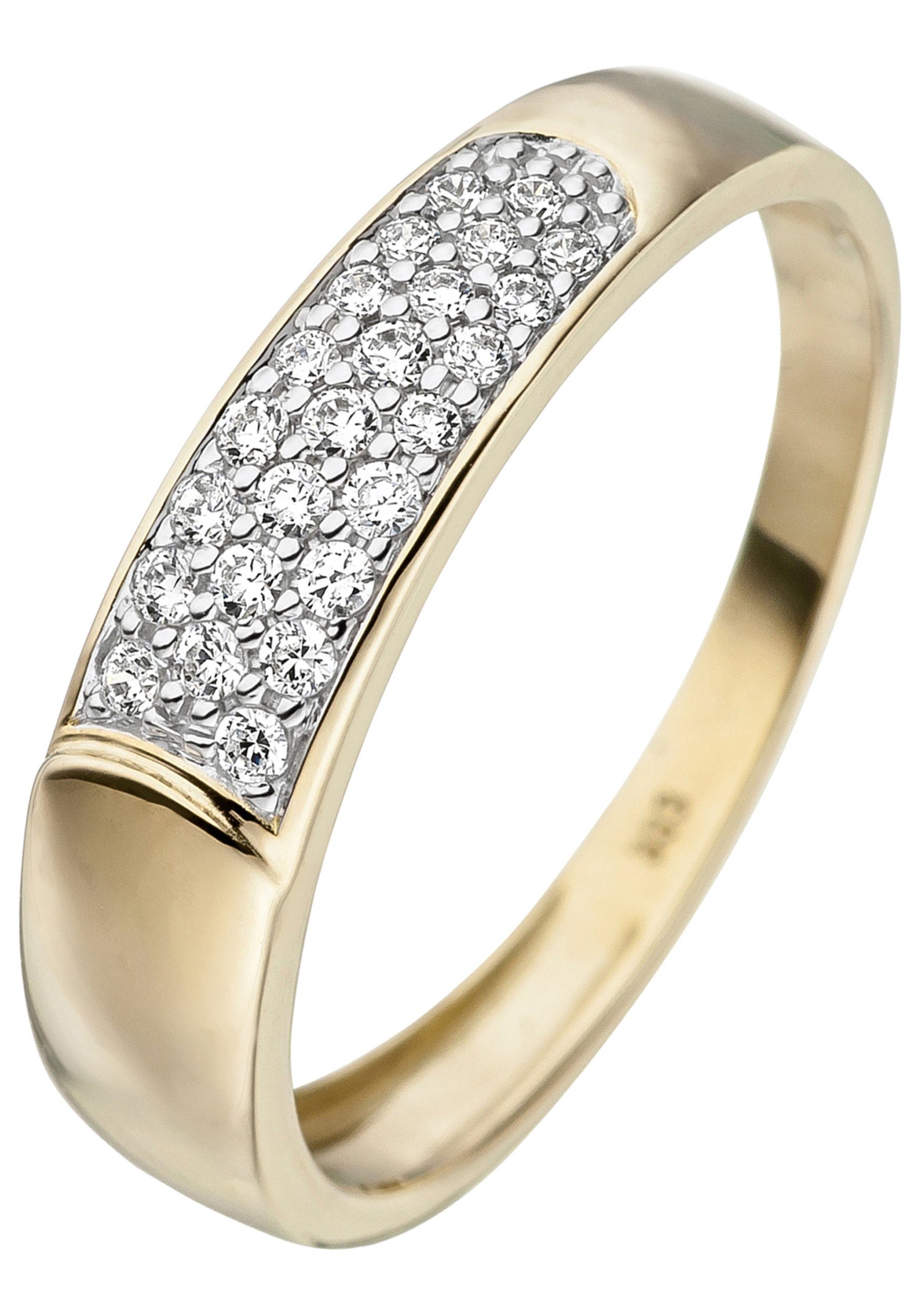 JOBO Goldring, 333 Gold mit Zirkonia günstig online kaufen