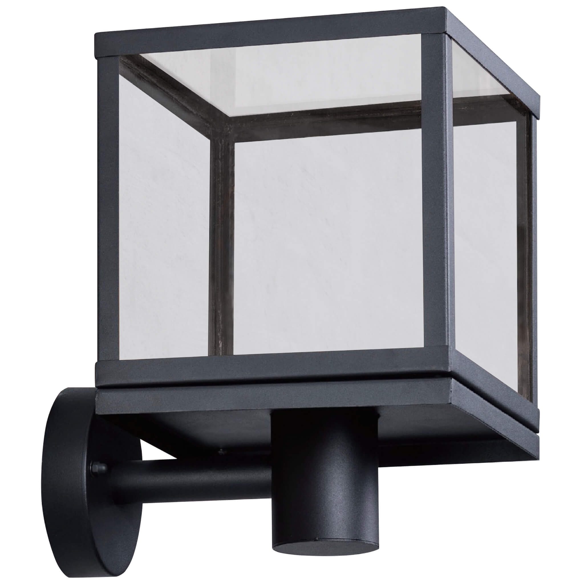 SEGULA Außen-Wandleuchte Outdoor ANTIQUE up schwarz, ohne Leuchtmittel, Klassisches Laternen-Design, Aluminium/PC, schwarz, ohne Leuchtmittel