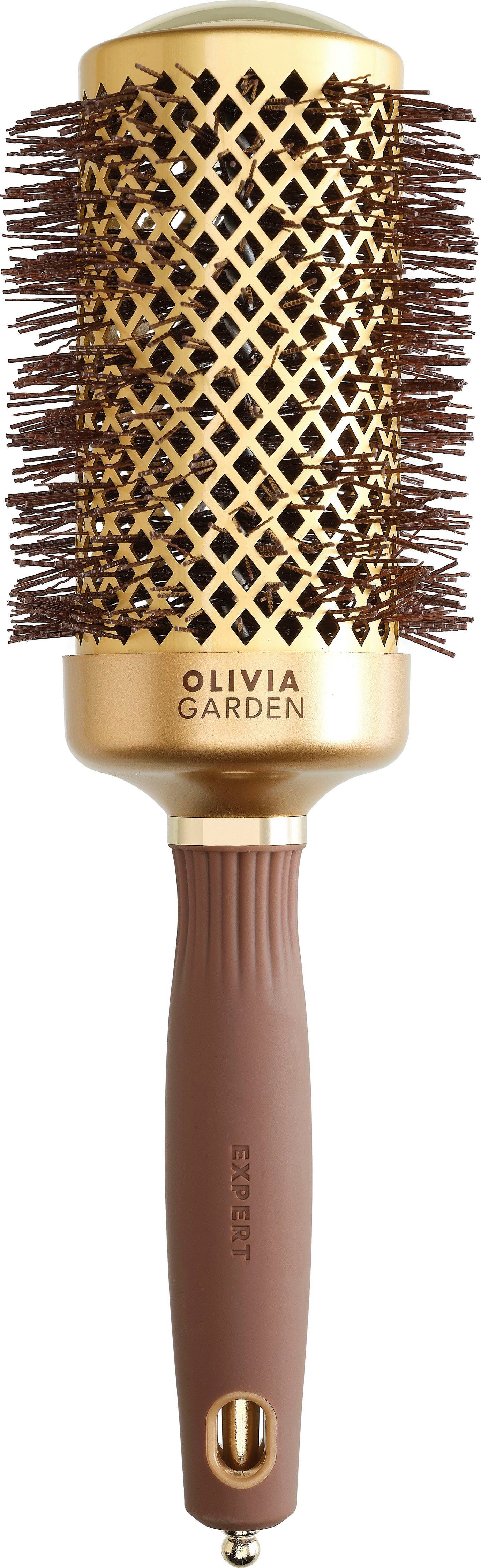 OLIVIA GARDEN Rundbürste EXPERT BLOWOUT SHINE Wavy Bristles Gold&Brown