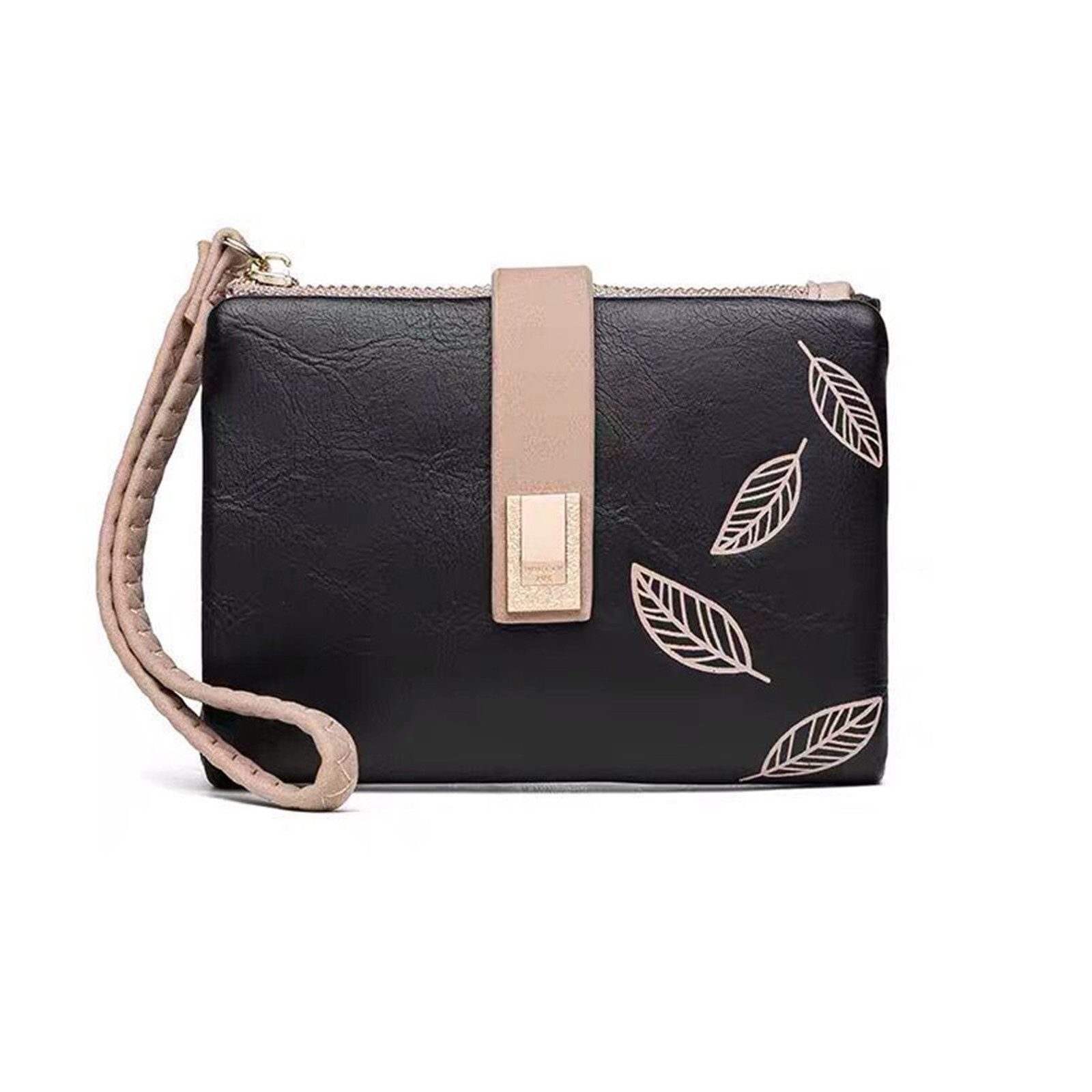 HAUSS SPOLE Geldbörse Geldbörse Geldbeutel Portemonnaie Portmonee für Damen, Studenten (Mini Frauen Handtasche Ledergeldbörse Brieftasche, Slim Wallet, Kreditkartenetui, Kartenetui, Süß, Kartenhalter), Geld Beutel mit Kartenfäche und Münzfach 12 x 9 x 3.5 cm