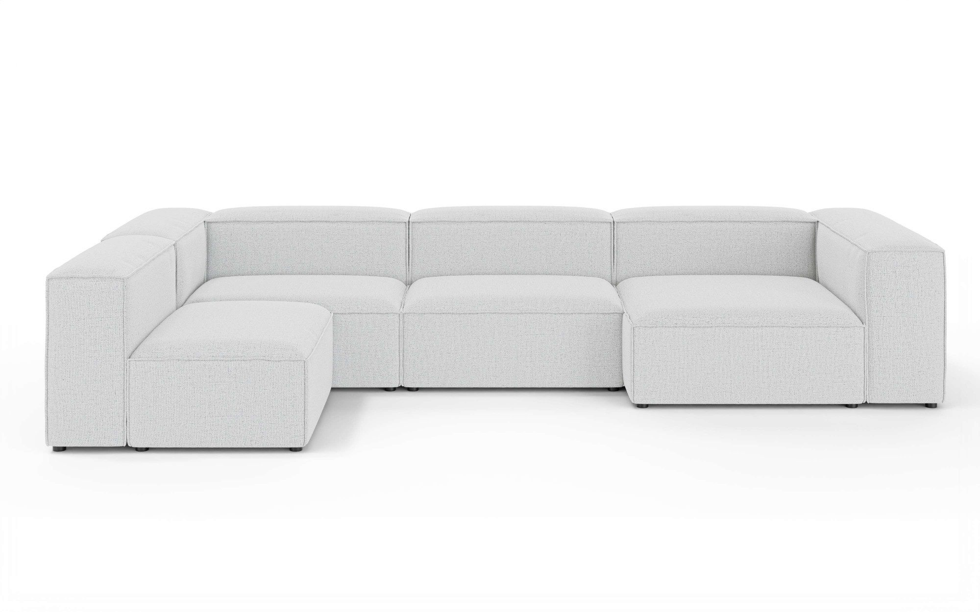 OTTO home Wohnlandschaft HAILY U-Form mit Ottomane links/rechts, Maße B/T/H: 360/200/72 cm, als Modul oder separat verwendbar, für individuelle Zusammenstellung