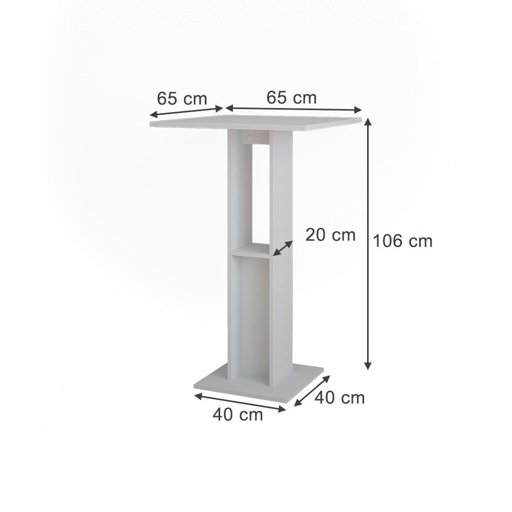 Vicco Bartisch Repose, Weiß, 65 x günstig online kaufen
