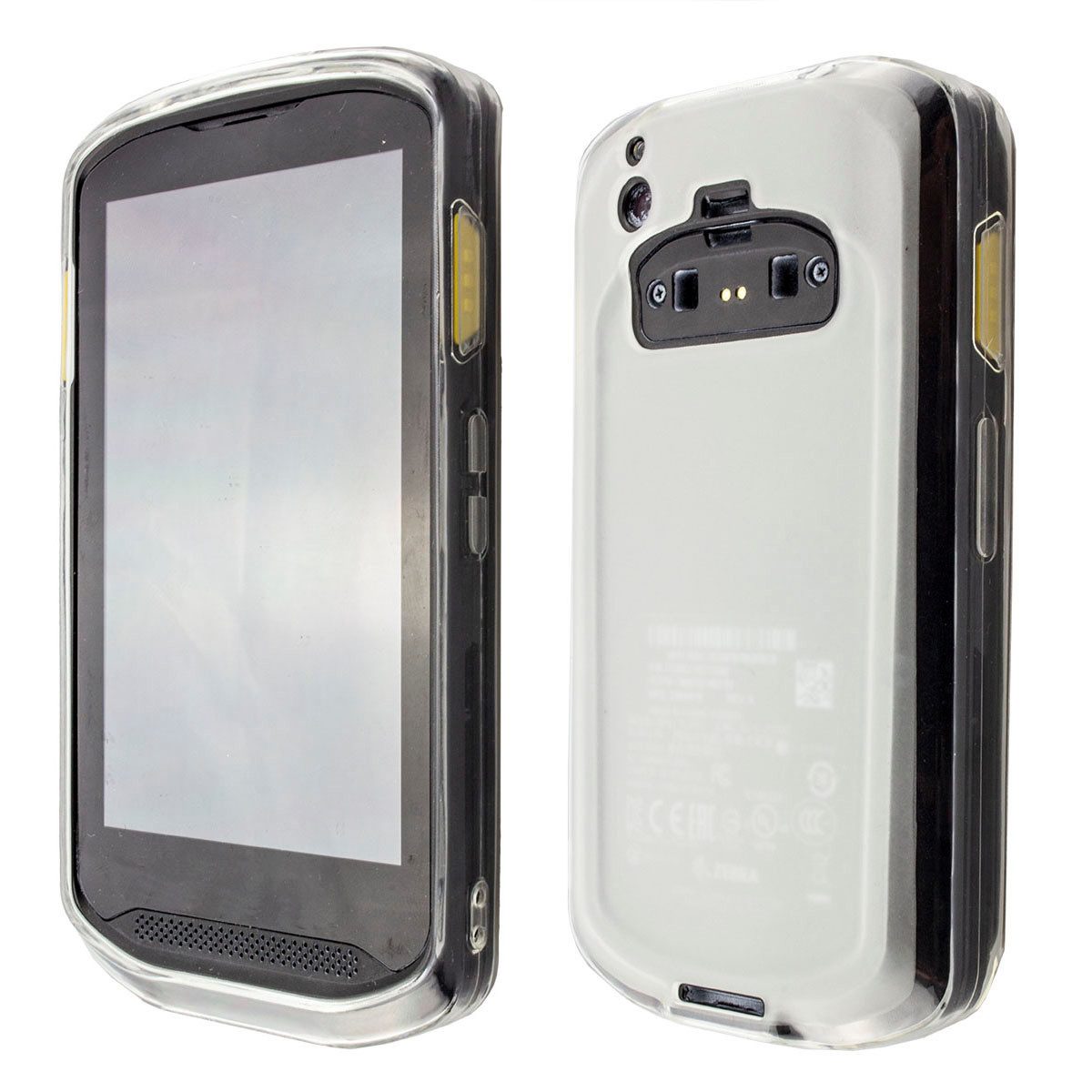 caseroxx caseroxx TPU-Hülle für Zebra TC20 / TC25, stoßfest Handscanner, (Druckknöpfe, Halterung - Gürtelclip)