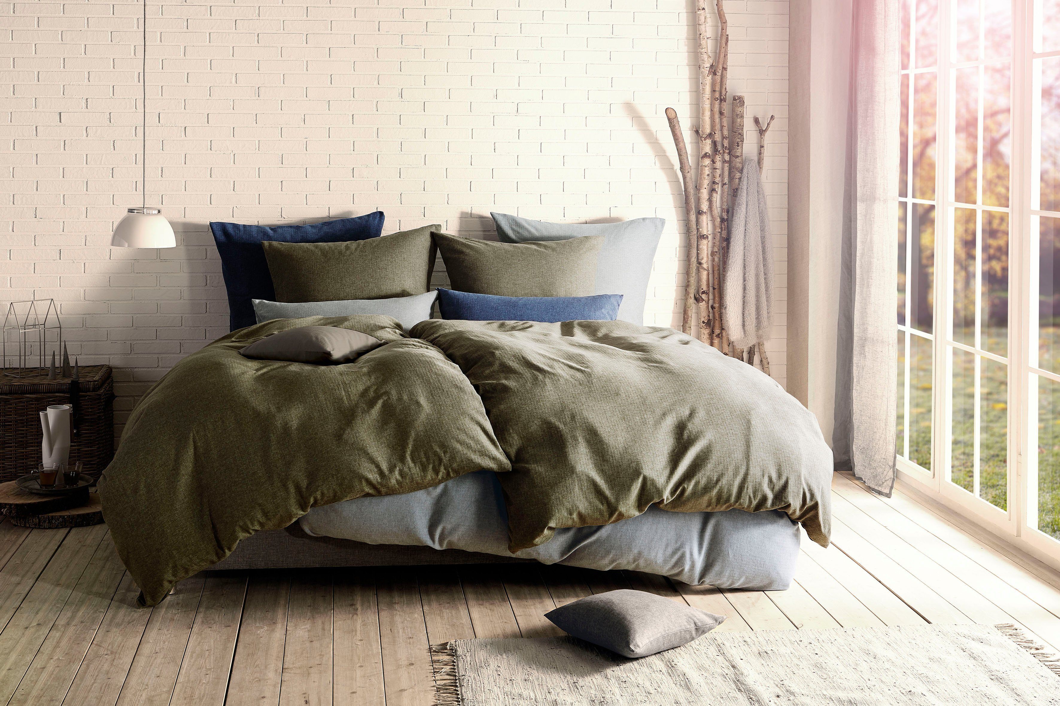 fleuresse Bettwäsche Lech 3089, Flanell, 2 günstig online kaufen