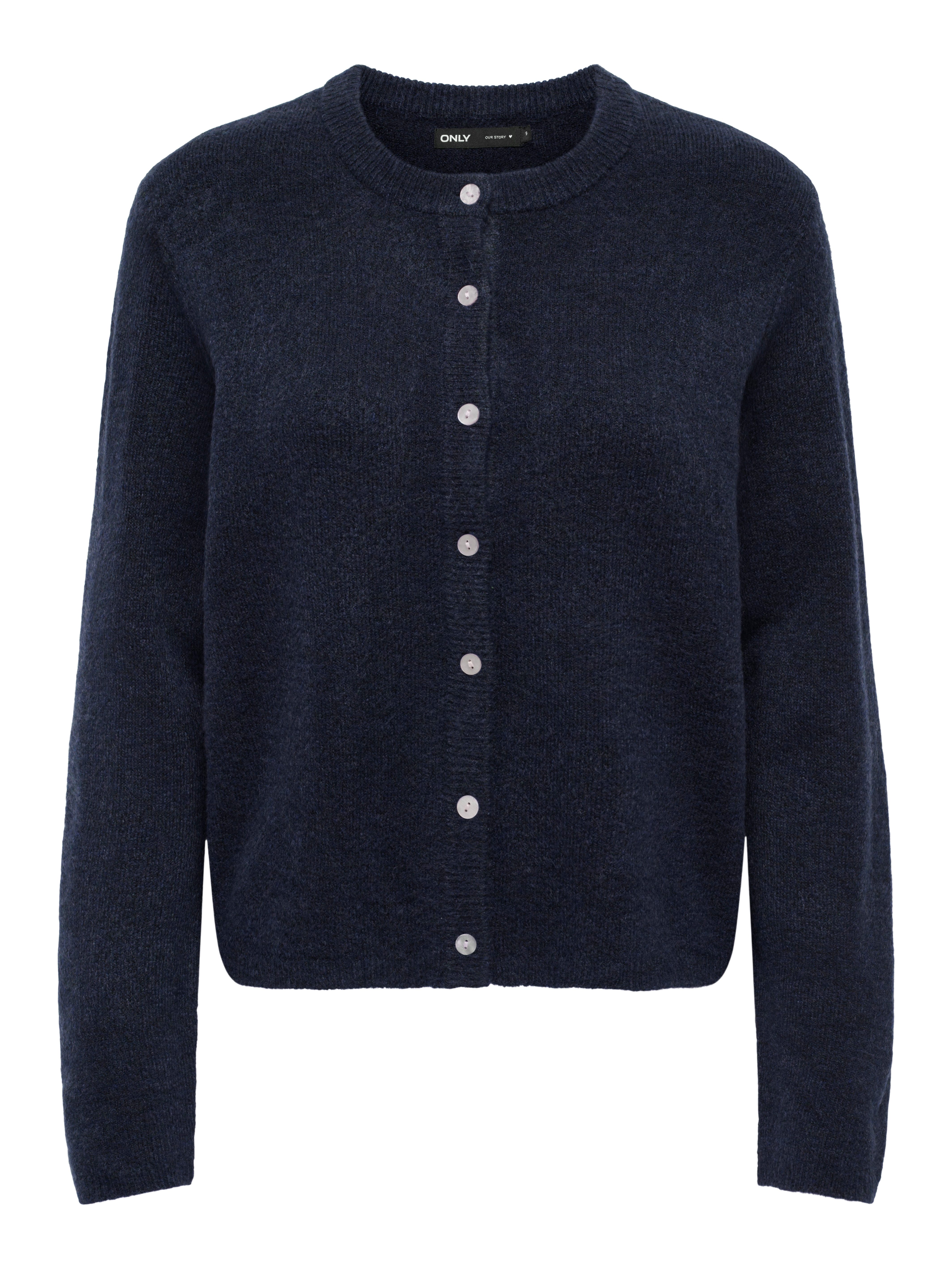 ONLY Strickjacke ONLSIMONI L/S O-NECK CARDIGAN KNT NOOS Materialmix, relaxed fit