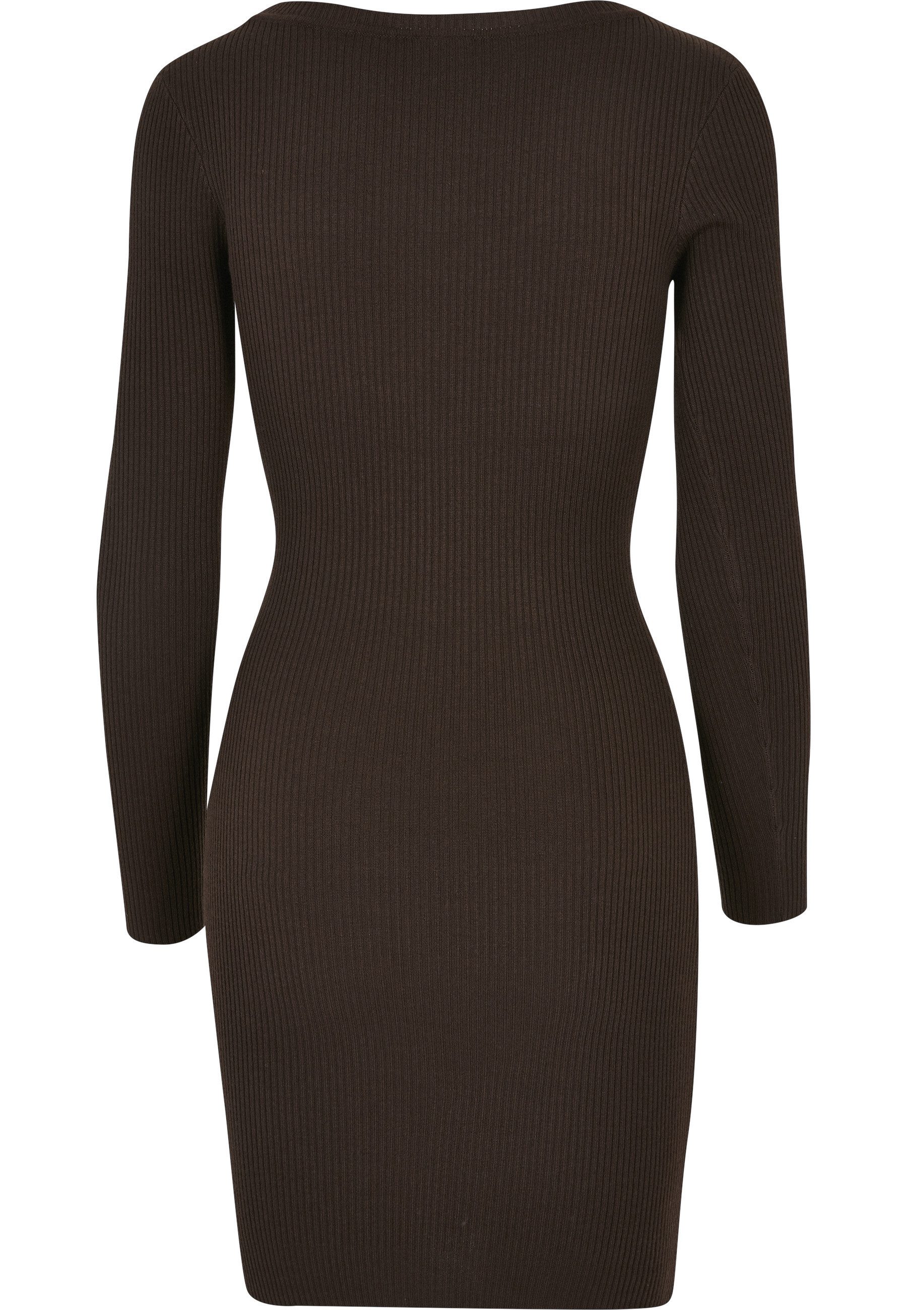 URBAN CLASSICS Shirtkleid Urban Classics Damen Ladies Cut Out Dress (1-tlg)