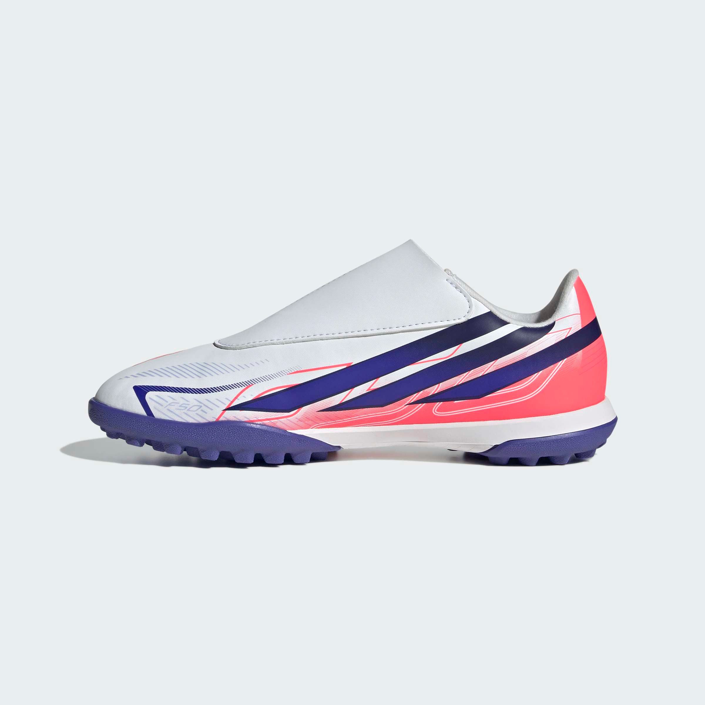 adidas Performance F50 HYPERFAST CLUB KIDS, HYBRIDRASEN, KLETTVERSCHLUSS Fußballschuh für Kinder & Jugendliche