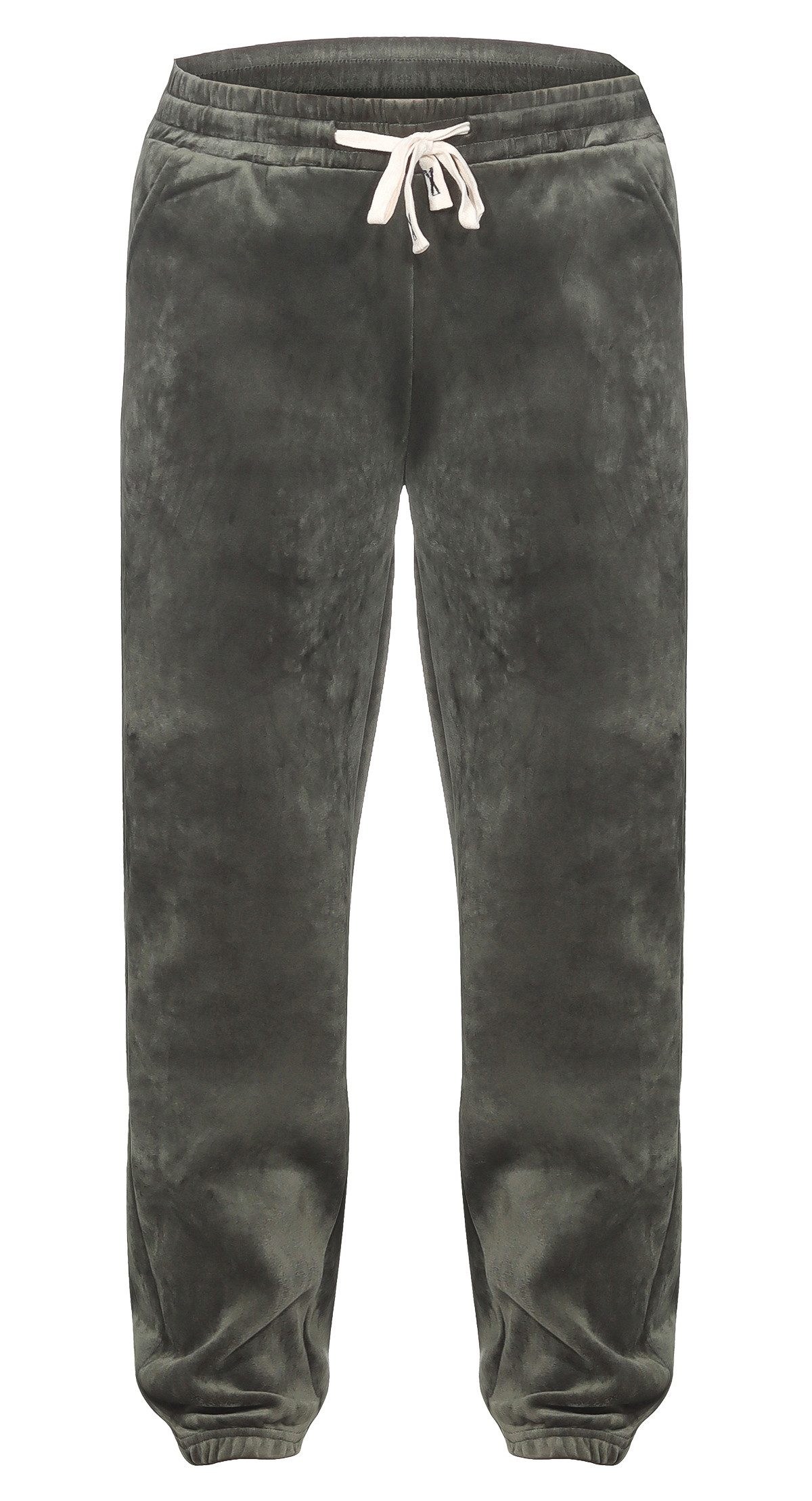 Aurela Damenmode Jogginghose Thermo- Freizeithose chillige Samt Hose Polarfleece Indoor & Outdoor elastischer Komfortbund, warm gefüttert