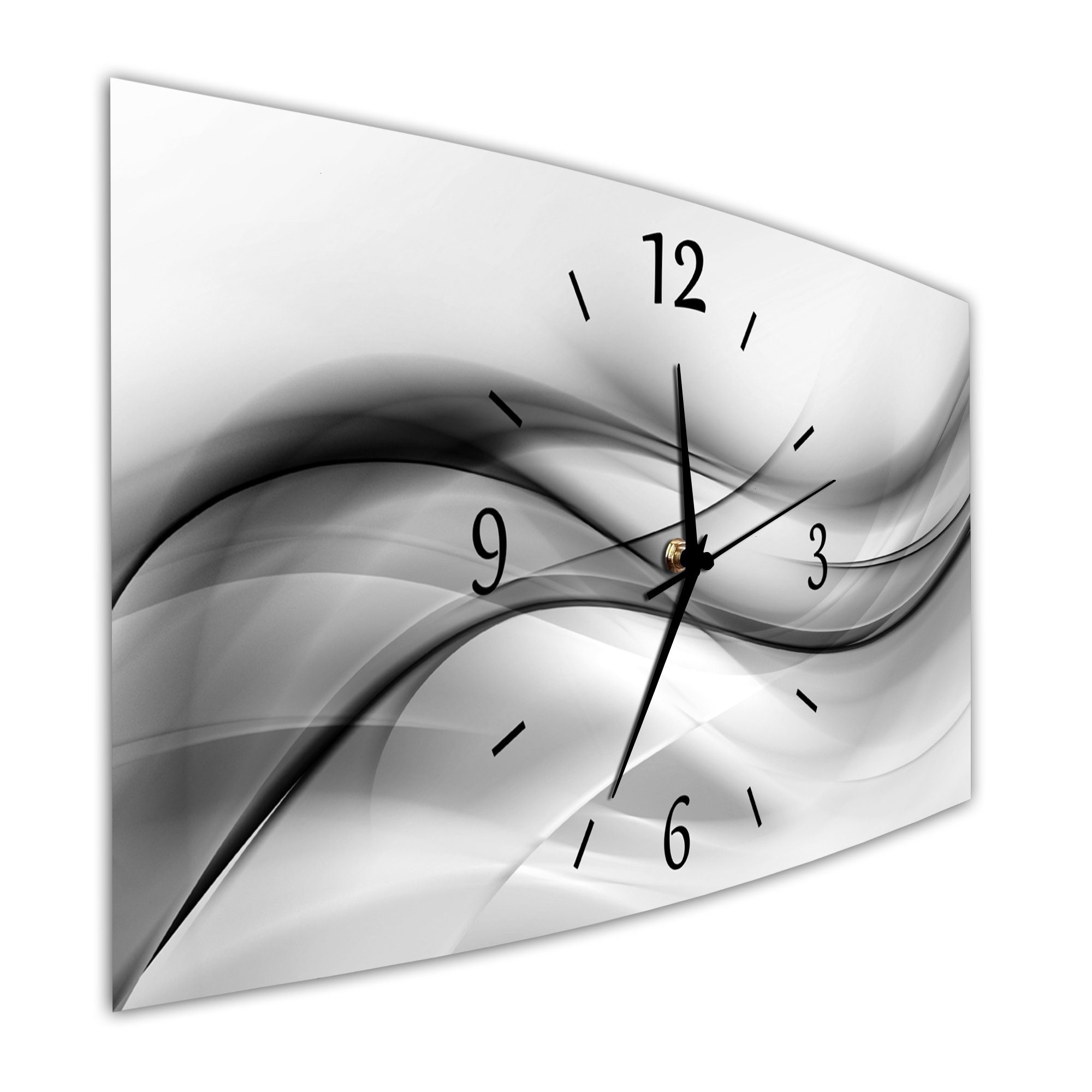 Bilder-Manufaktur Wanduhr MF7 BM Wanduhr Funk Funkuhr oder Quarzuhr lautlos geräuschlos (BM, Funkuhr oder Quarzuhr, kein Ticken, lautlos, geräuschlos, gross)