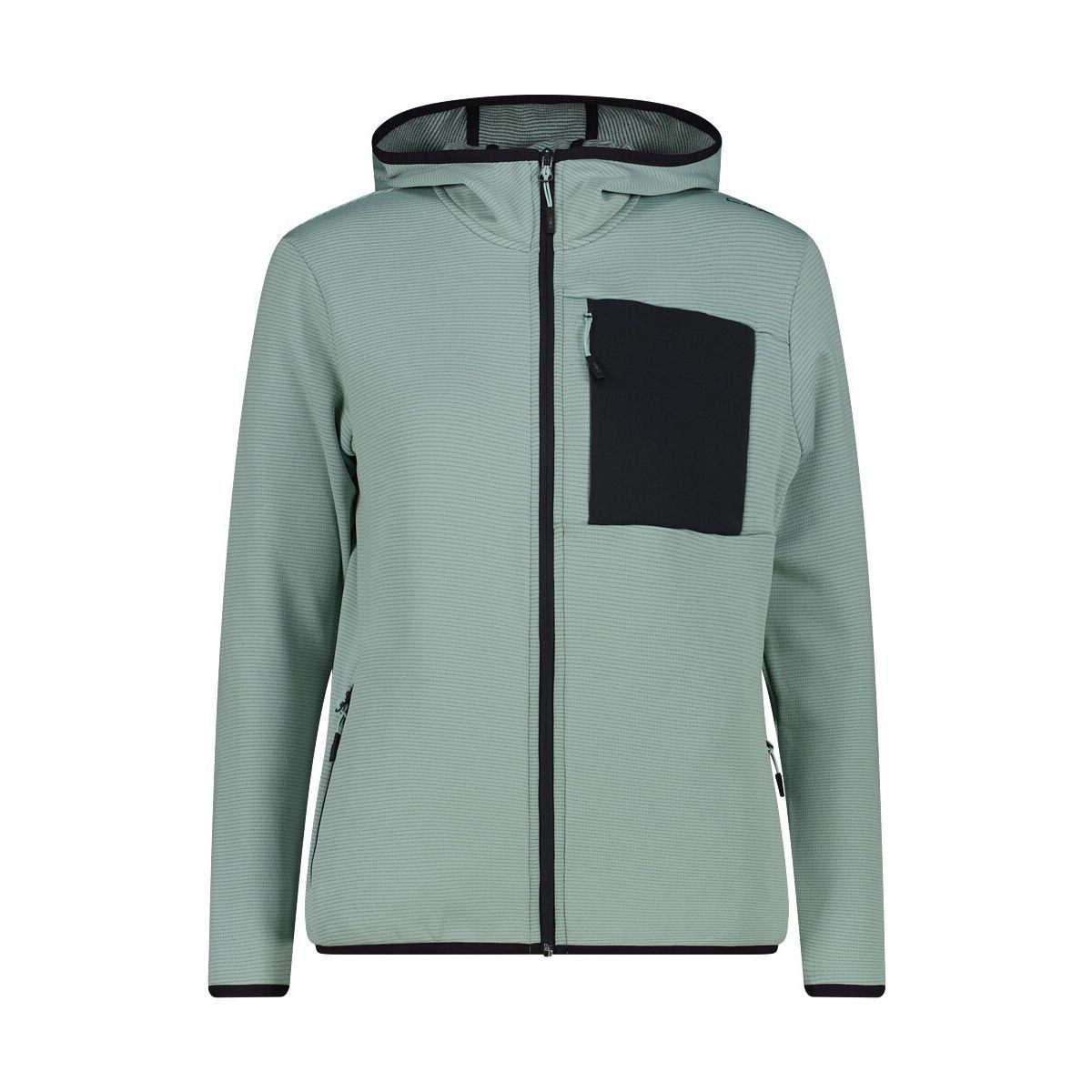 CMP Fleecejacke Woman Fleece Jacket FIX Hood Moderne Damenjacke mit Grid-Tech-Fleece, ideal für Outdoor und