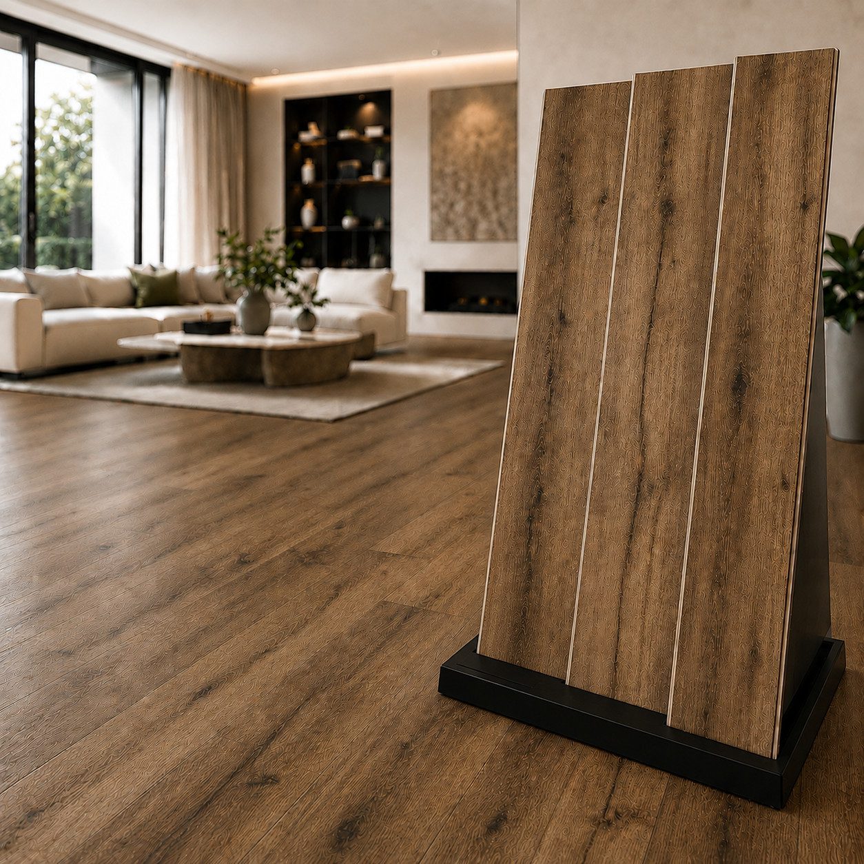 NoblesBox Designboden Klick Vinylboden SPC - Hartvinyl - 4+1mm Wasserfest - 1 mm Isolierung, Für Fußbodenheizung, Hochabriebfest & Klicksystem