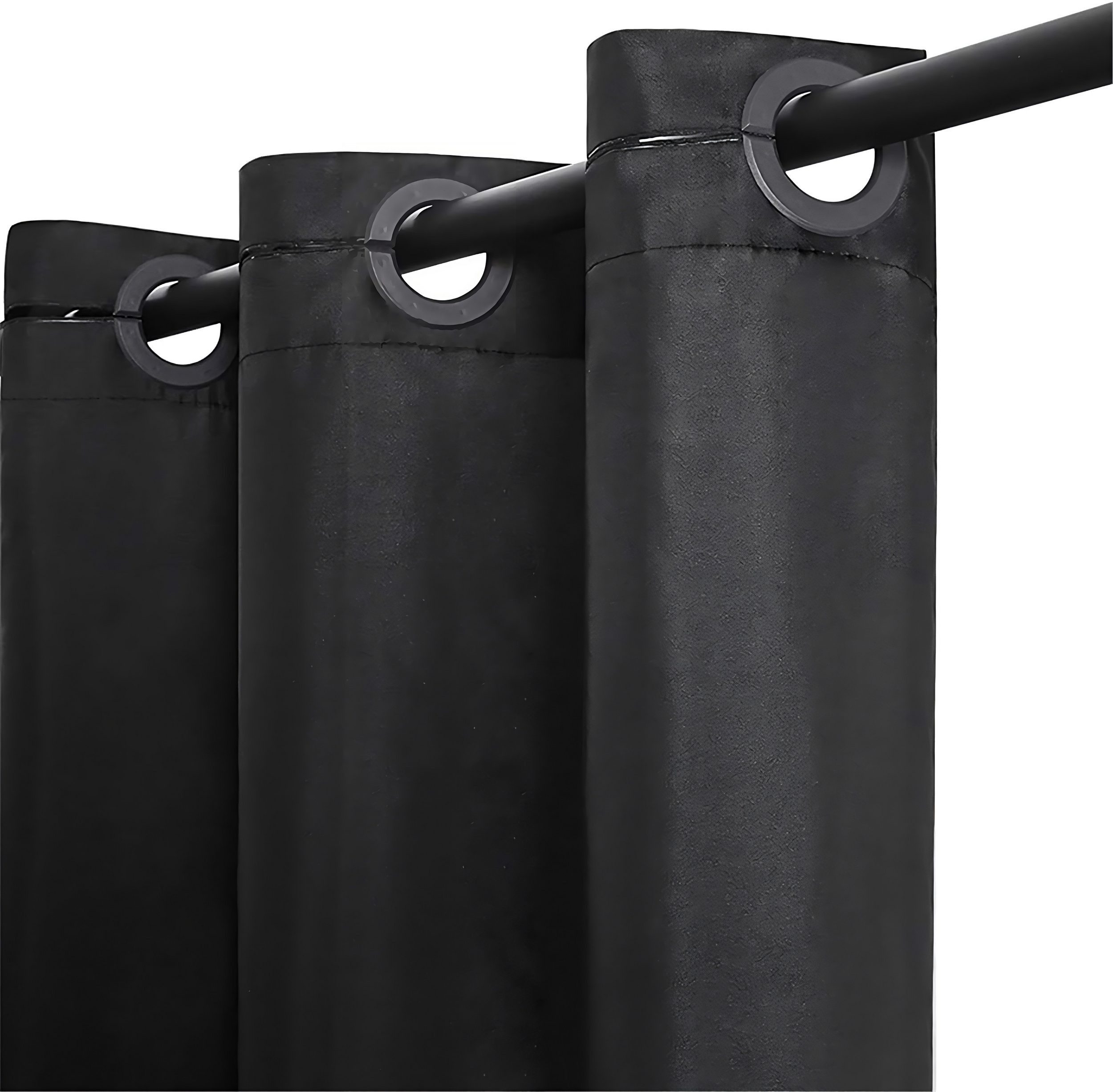 LikeKa Duschvorhang Vorhang Türvorhang mit integrierten großen Ösen 180x200 günstig online kaufen