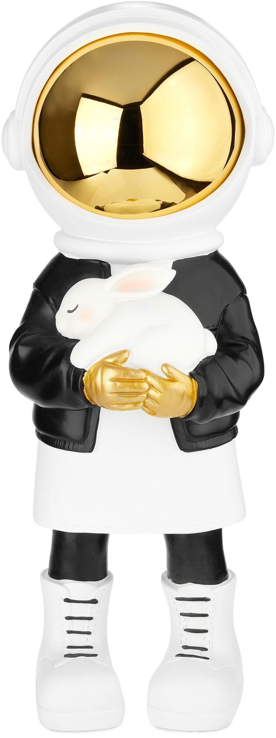 BRUBAKER Dekofigur Astronautin mit weißem Hasen günstig online kaufen