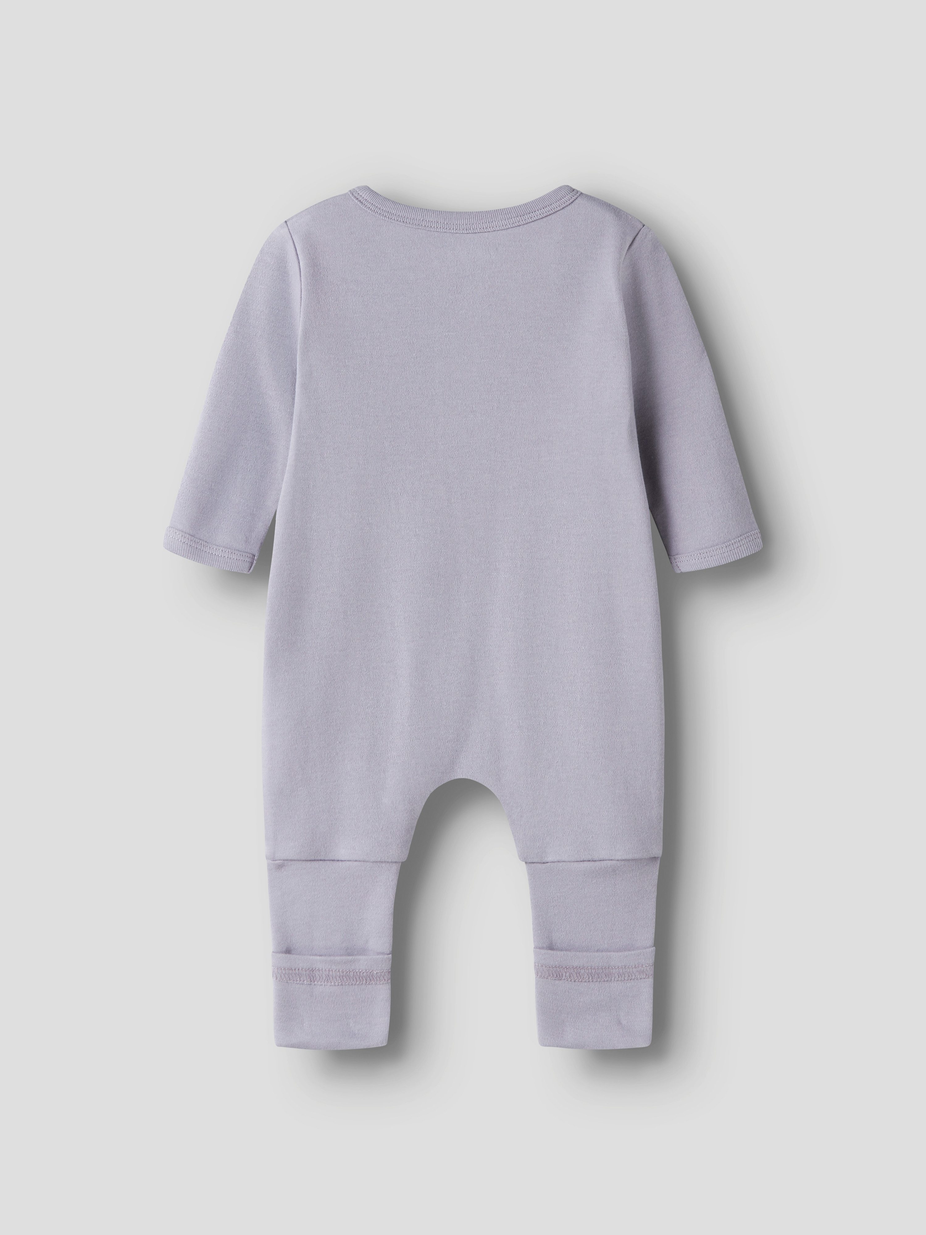 Name It Schlafanzug NBFNIGHTSUIT 2P ZIP FF LILAC DEER NOOS (Packung, 2 tlg) aus Baumwolle, bequeme Passform, mit Reißverschluss und Kinnschutz – Bild 4 von 5