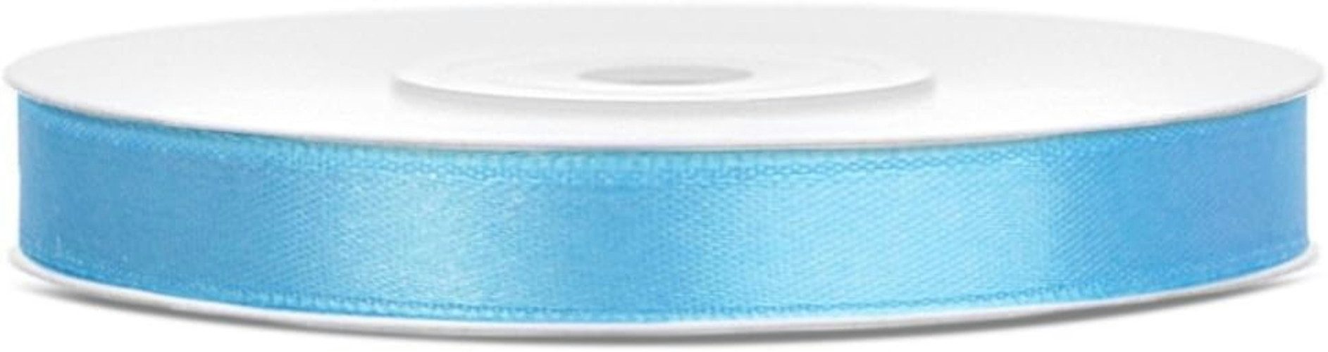 partydeco Satinband 25 m x 6 mm Rolle Geschenkband Schleifenband Deko Satin Band Dekoband