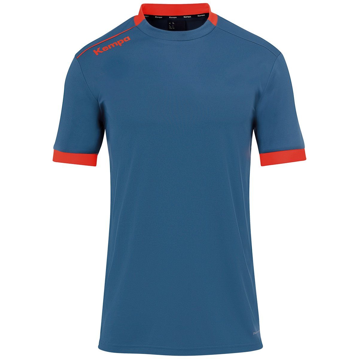 Kempa Kurzarmshirt Kempa Shirt PLAYER TRIKOT ice grau/fluo rot