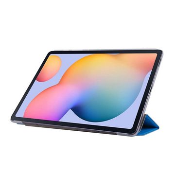 König Design Tablet-Hülle Samsung Galaxy Tab S7, Schutzhülle für Samsung Galaxy Tab S7 Tablethülle Schutztasche Cover Standfunktion Blau