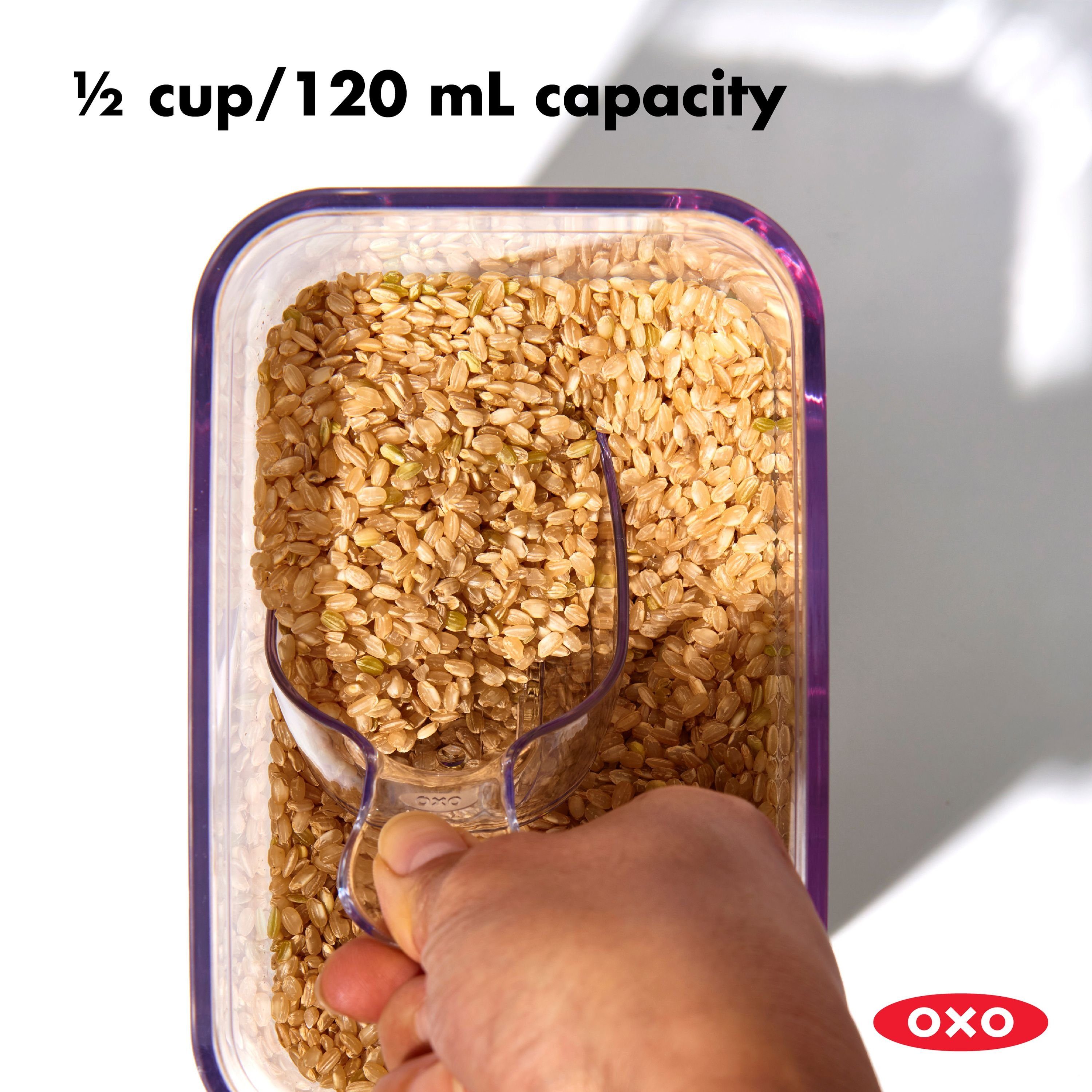 mehr Zubehörteil OXO für POP-Portionierlöffel Good Good à 2,1 l und kompatibles POP-Behälter OXO Grips – Vorratsdose Grips OXO Messlöffel