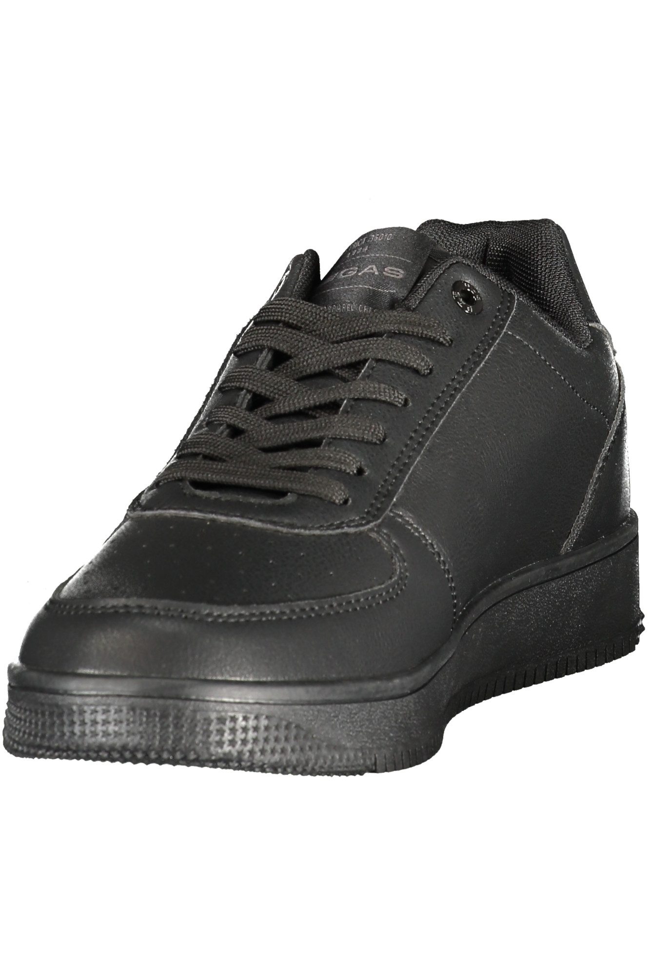 GAS Sneaker Herren-Sportschuh Schwarz mit Schnürsenkeln &