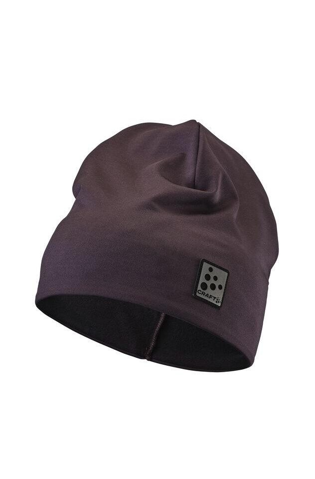 Craft Strickmütze Microfleece Ponytail Hat dk. plum