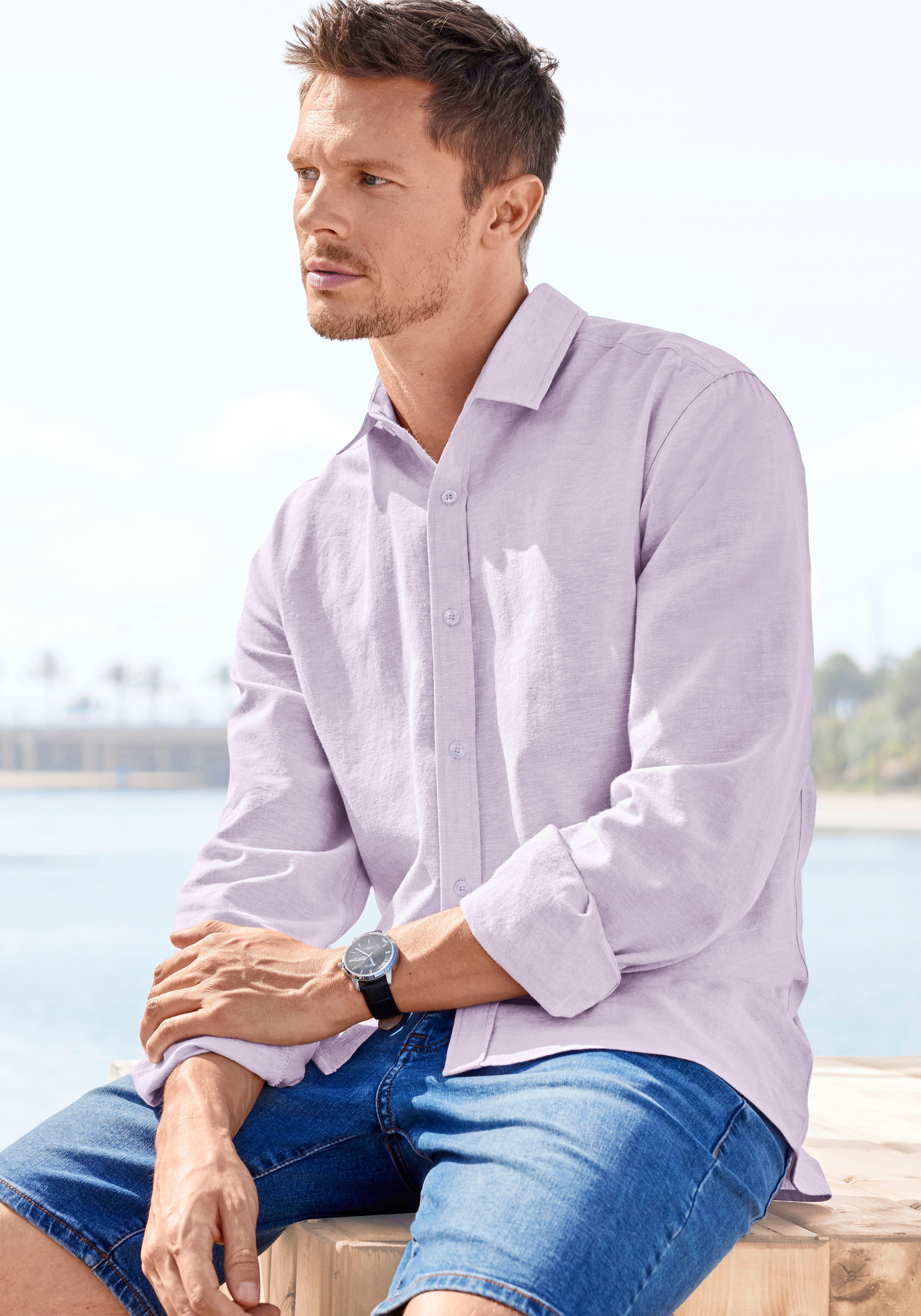 Langarmhemd Regular Fit