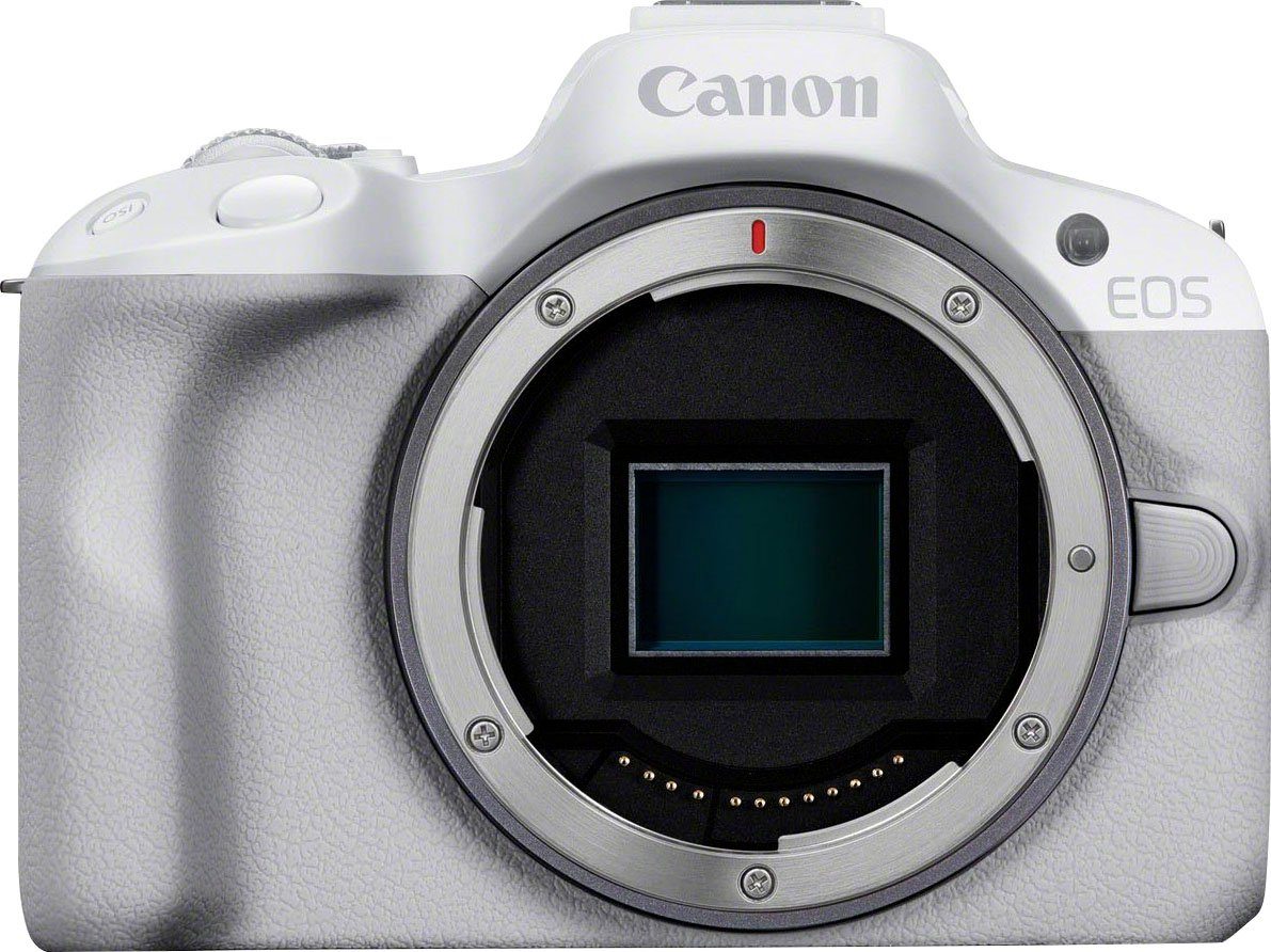 Canon EOS R50 + IS 24,2 Kit WLAN) (RF-S F4.5-6.3 18-45mm Systemkamera STM STM, MP, Bluetooth, RF-S 18-45mm IS F4.5-6.3