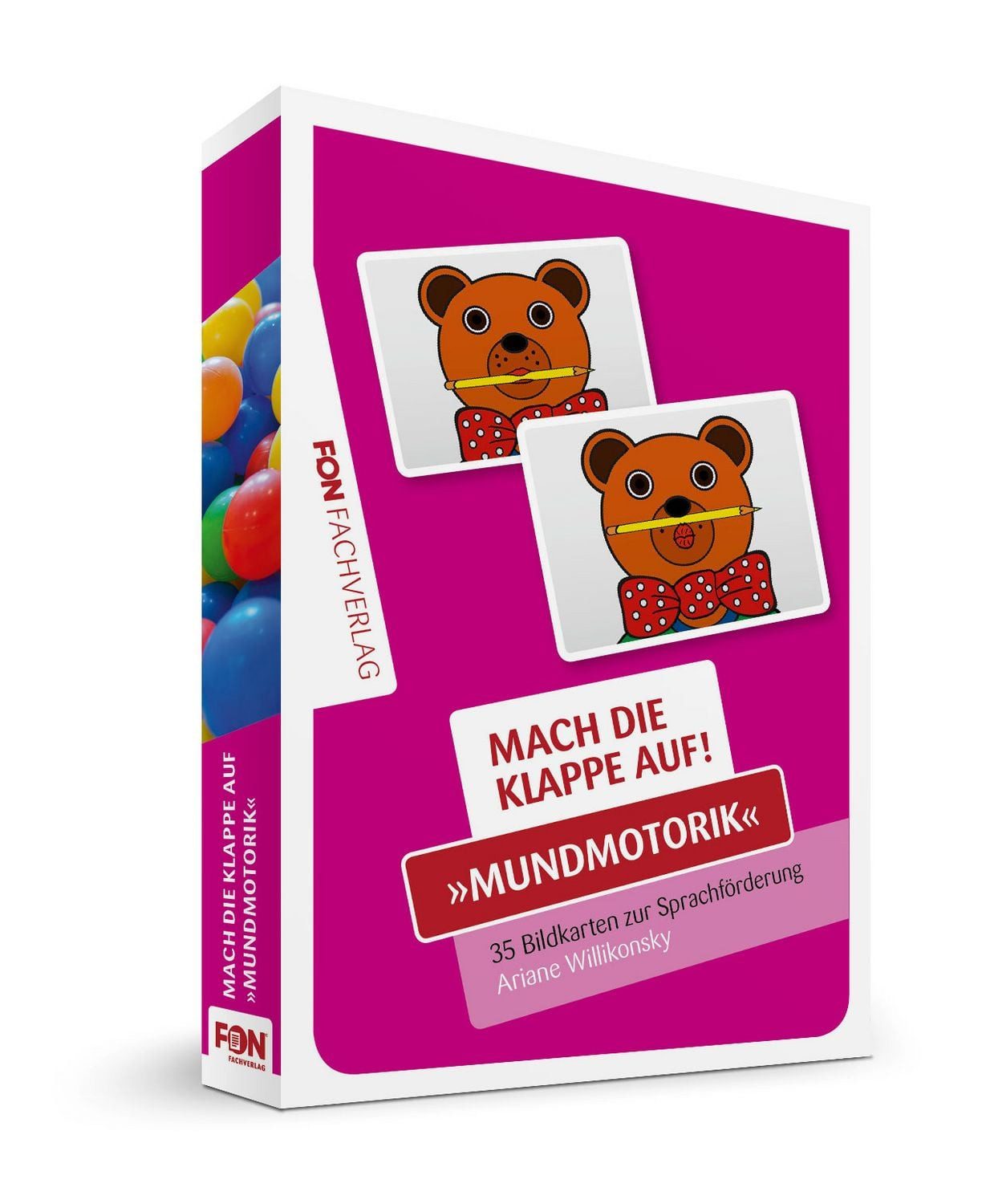Schulbuch Mach die Klappe auf - Mundmotorik Bildkarten zur Sprachförderung Ariane Willikonsky