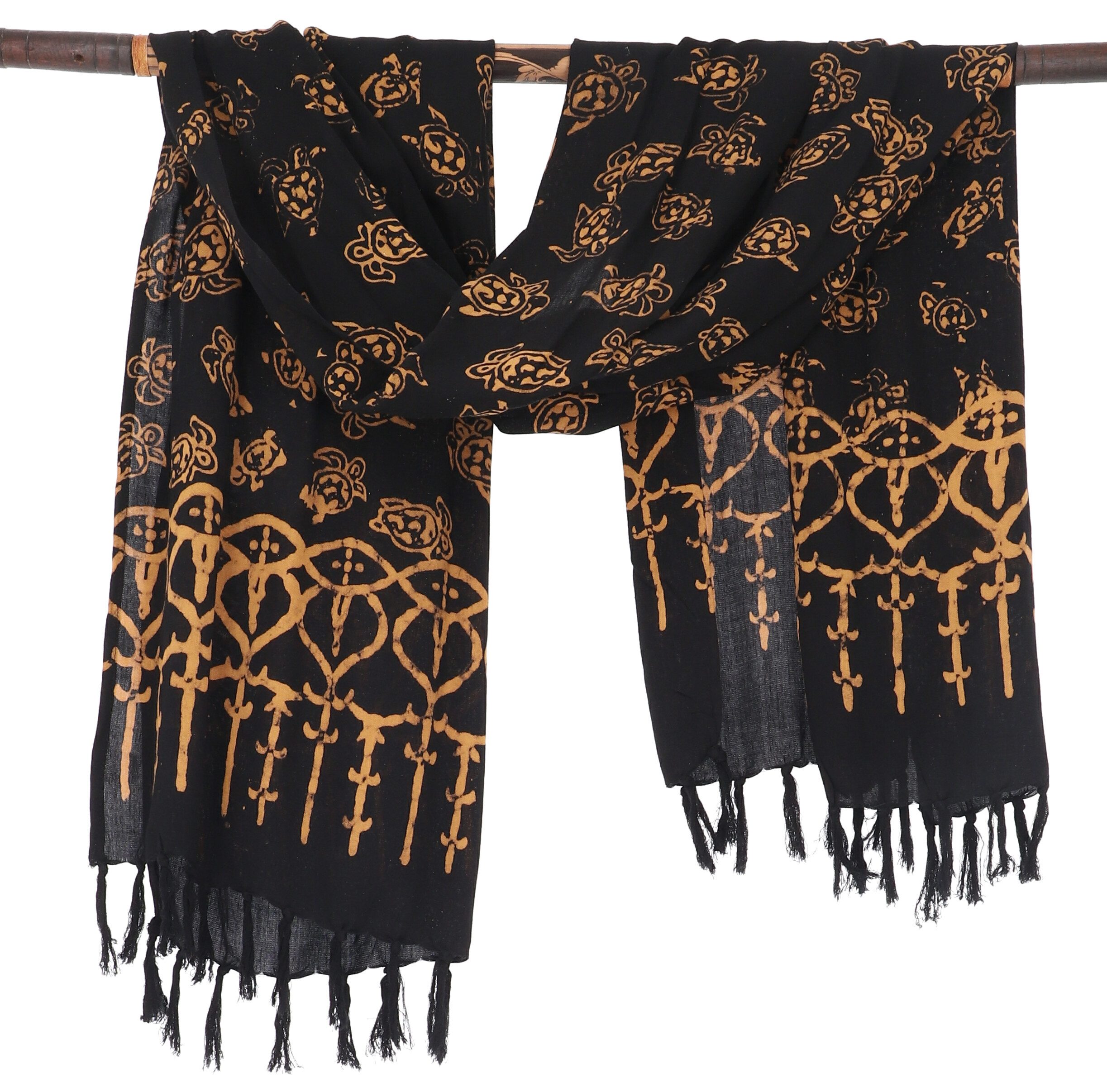 Guru-Shop Sarong Schmaler Bali Sarong, Wickelrock, Sarongkleid,.. – Bild 3 von 4
