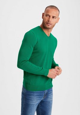 H.I.S V-Ausschnitt-Pullover aus Feinstrick in legerer Form