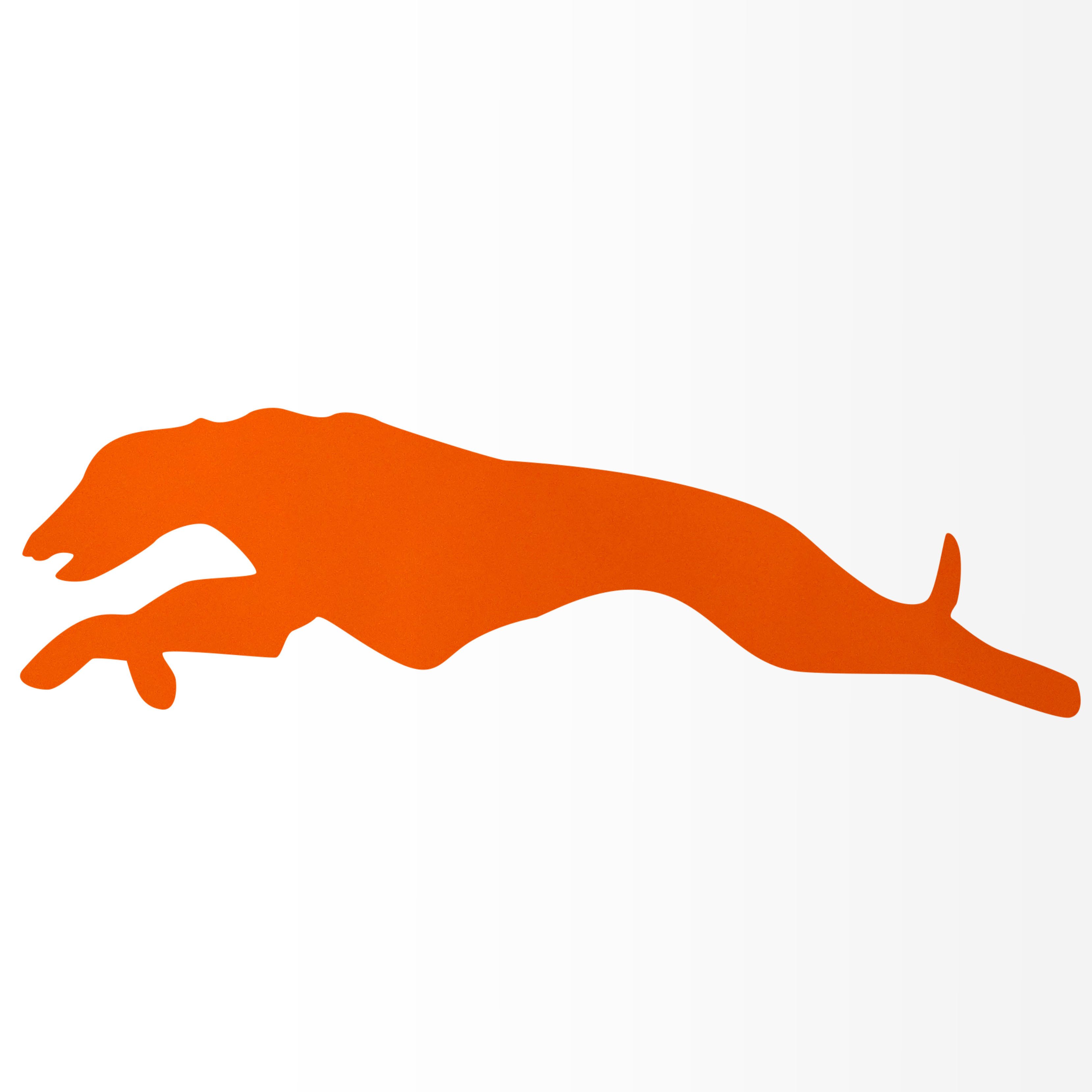 Nomiro Aufkleber Greyhound Run 149 x 40 mm, (1tlg), konturgeschnitten, ohne Hintergrund