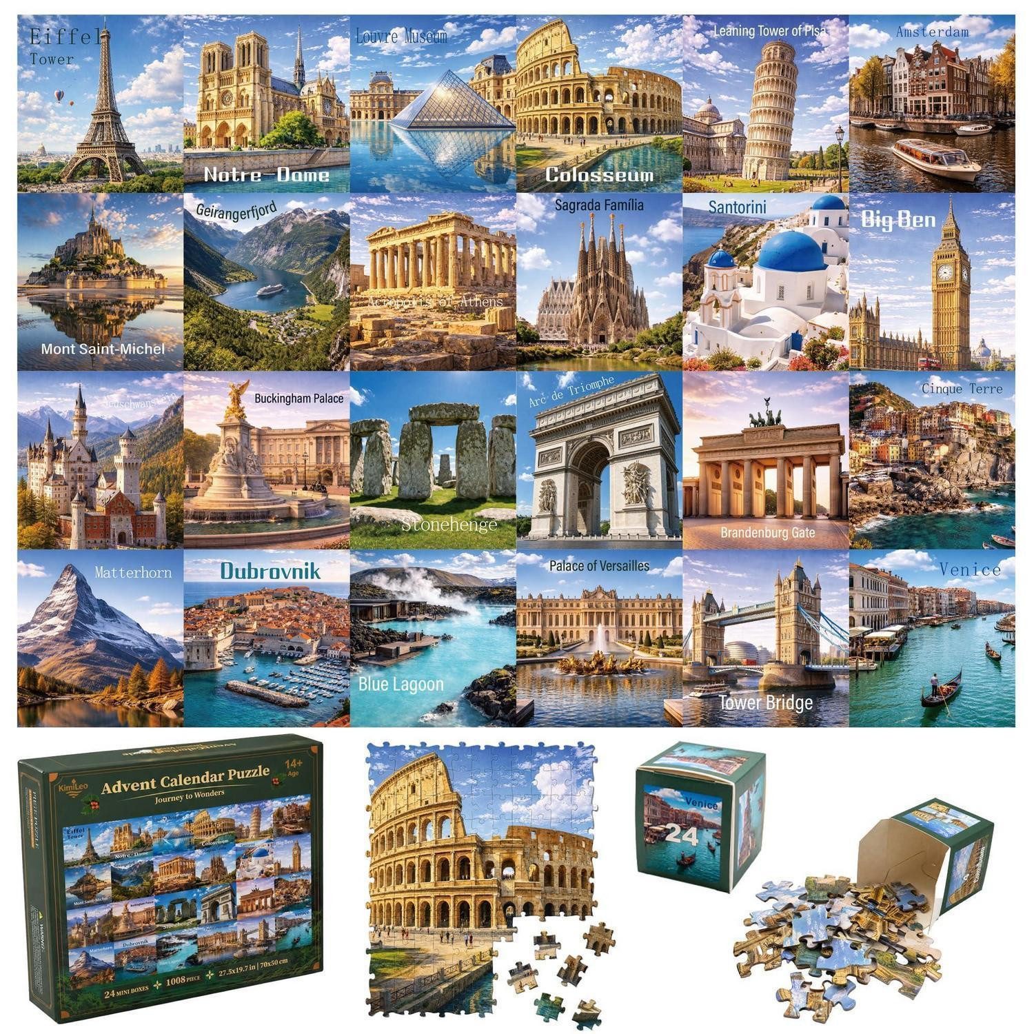 LuxusKollektion Adventskalender Adventskalender 2026 Puzzle 1008 Teile