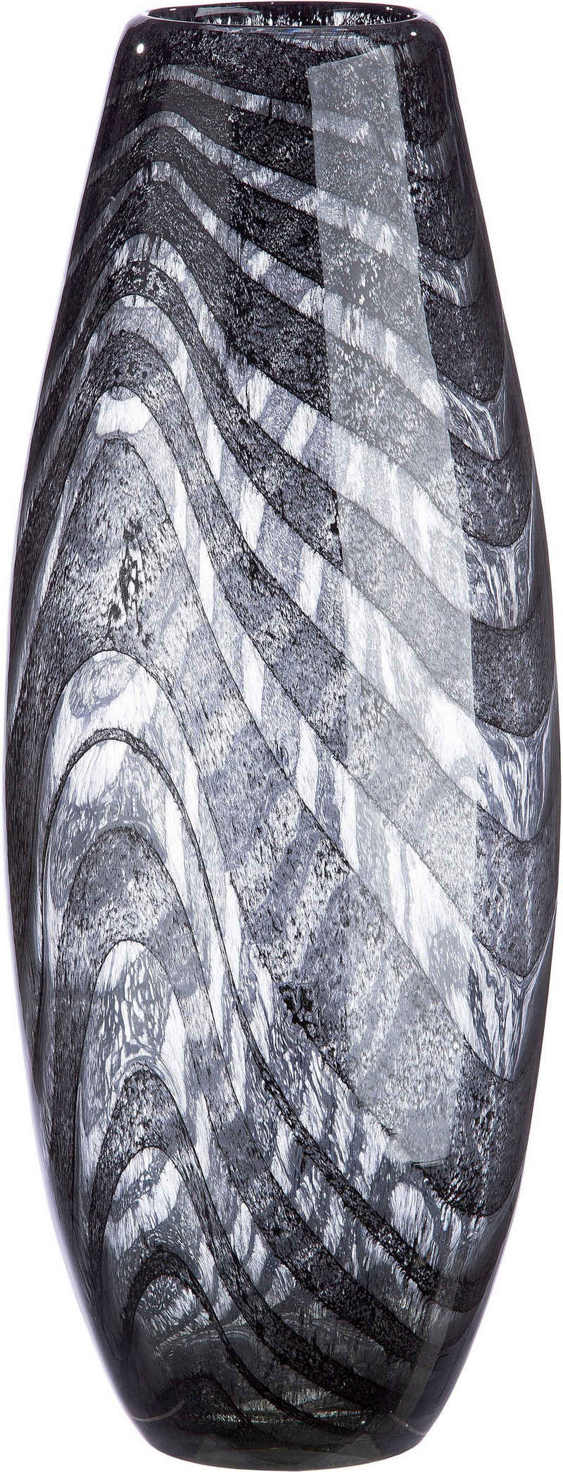Casablanca by Gilde Tischvase Fascia (1 St), Vase aus Glas