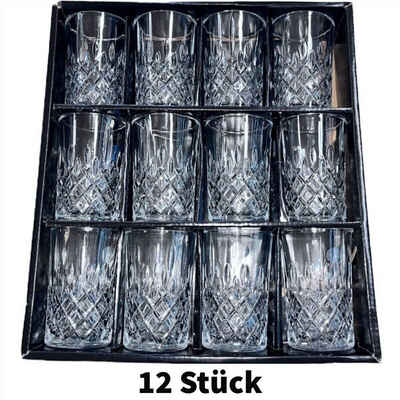Royal Swiss Gläser-Set, 12 tlg, 175 ml Trinkglas Set Saftglas Gläser