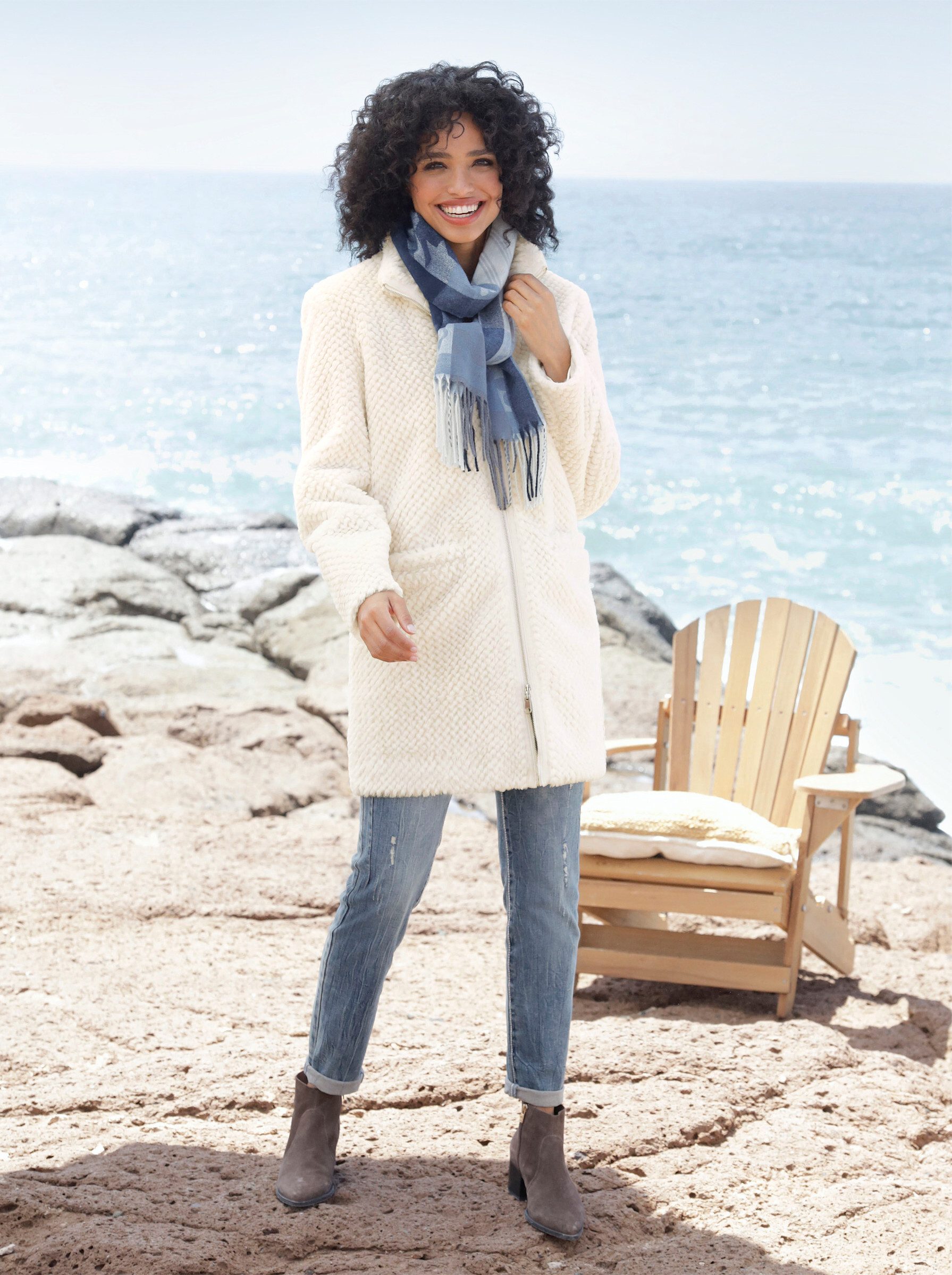 heine Allwetterjacke Longjacke Langarm