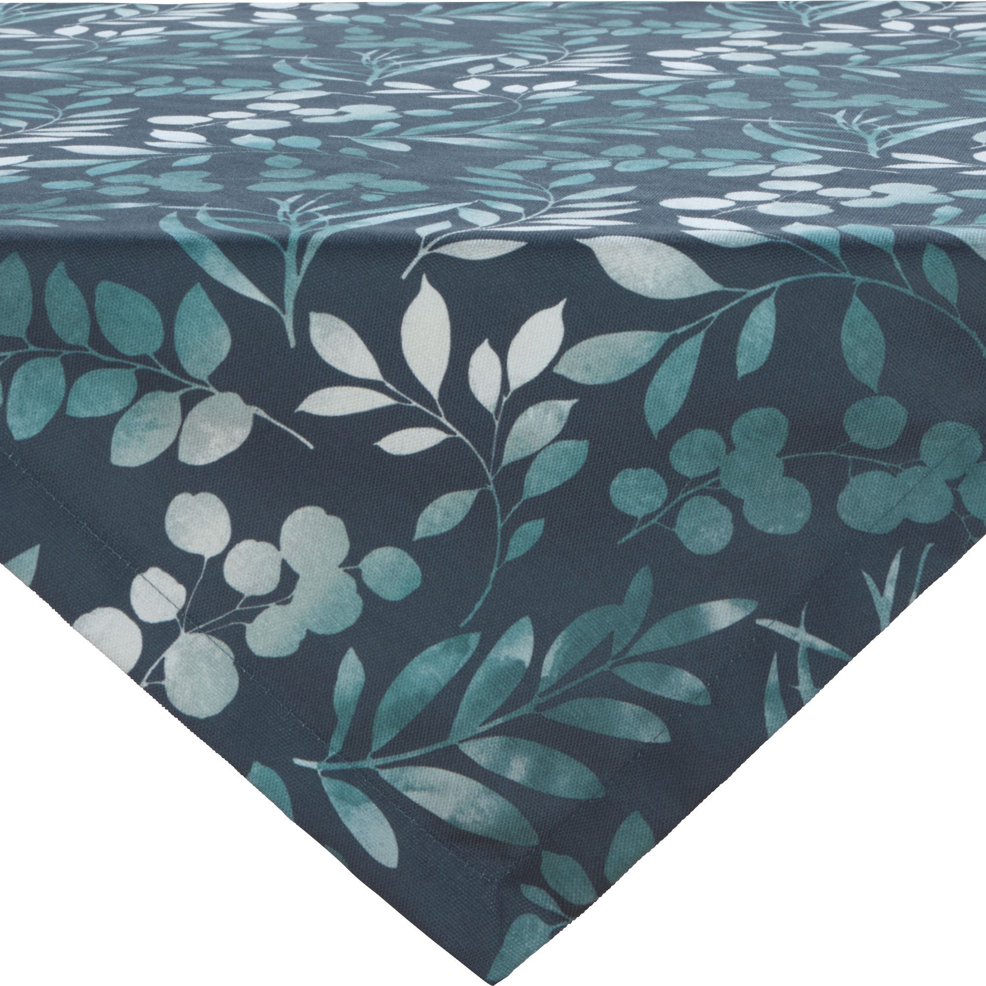 Erwin Müller Mitteldecke Mitteldecke "Blätter", fleckabweisend Ranke