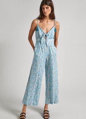 Pepe Jeans Overall MATILDE mit floralem Alloverprint in sommerlicher Qualität mit Leinen