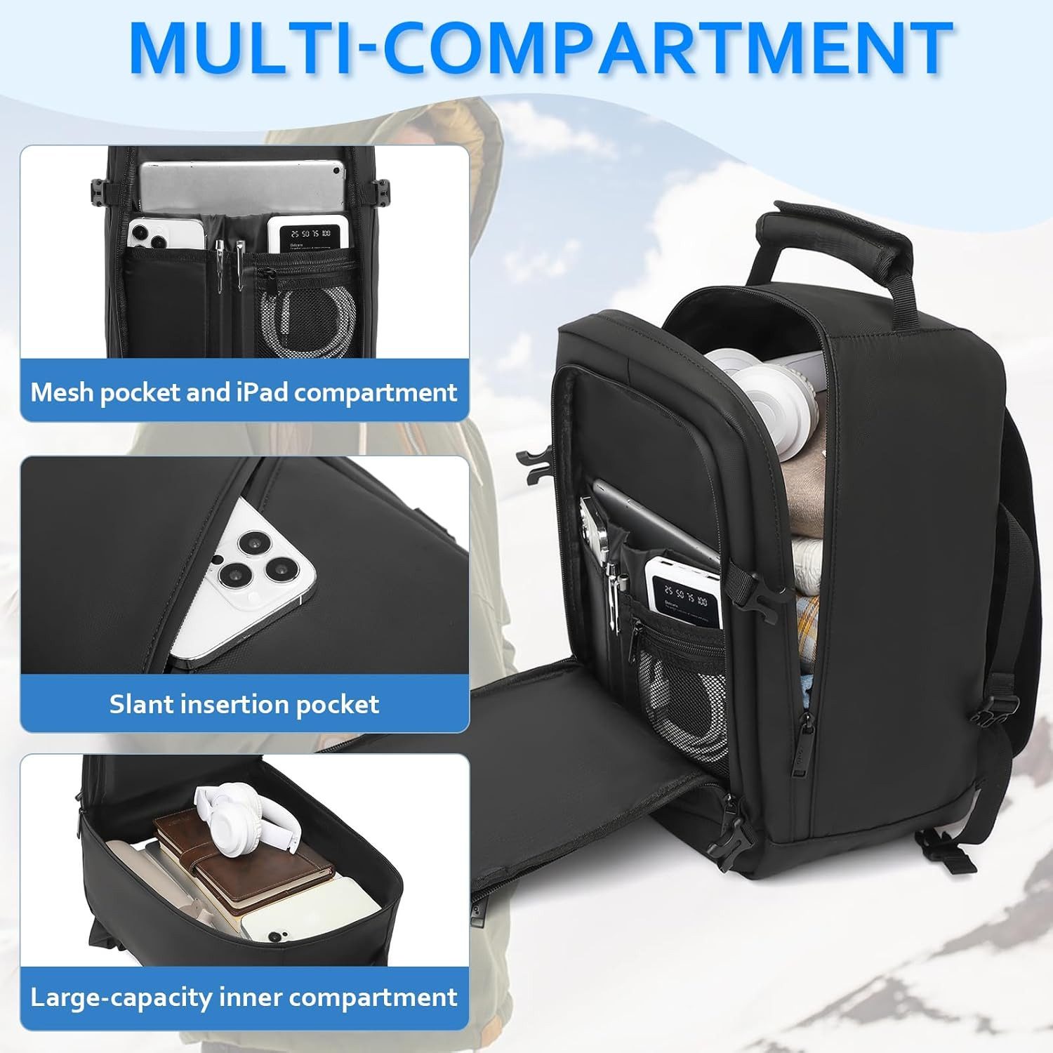 KONO Rucksack Kabinentaschen 40 x 20 günstig online kaufen
