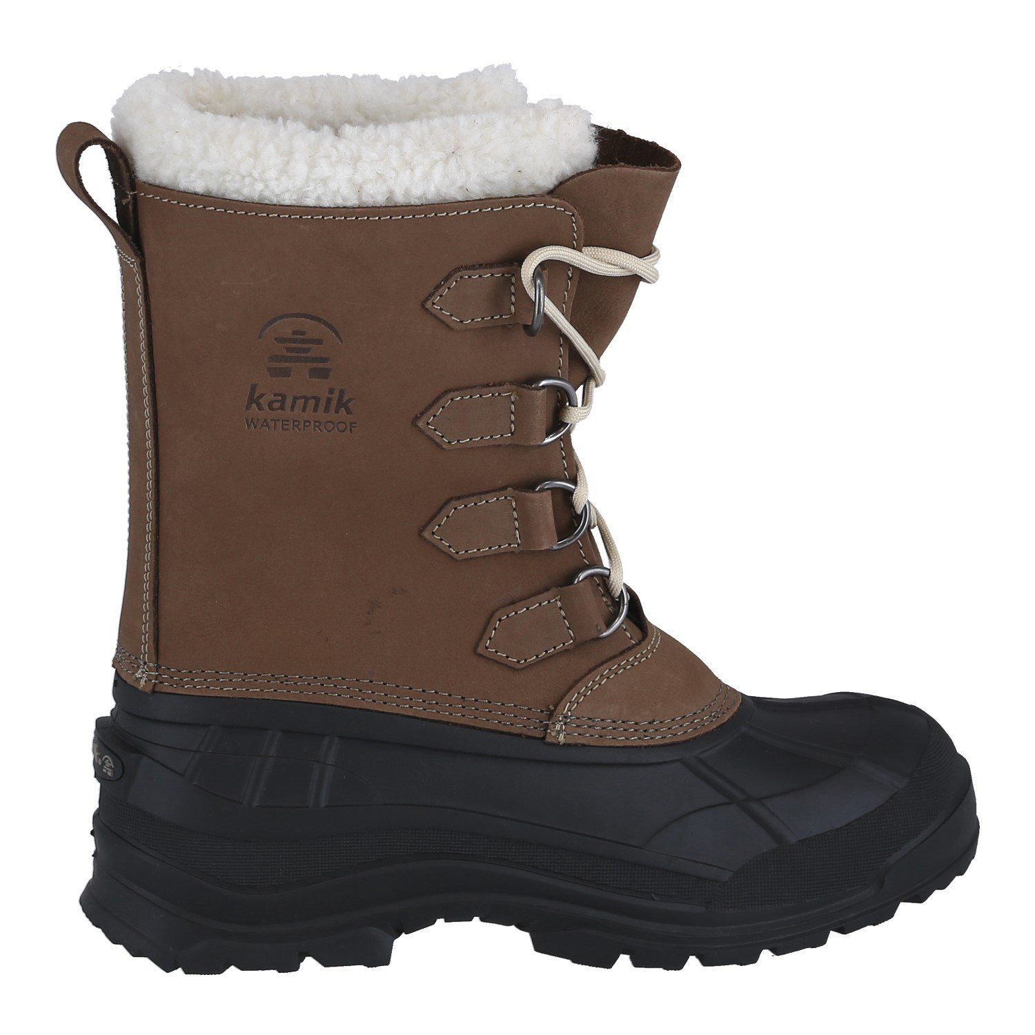 Kamik Alborg (Nubukleder, wasserdicht) fossilbraun Damen Winterstiefel günstig online kaufen