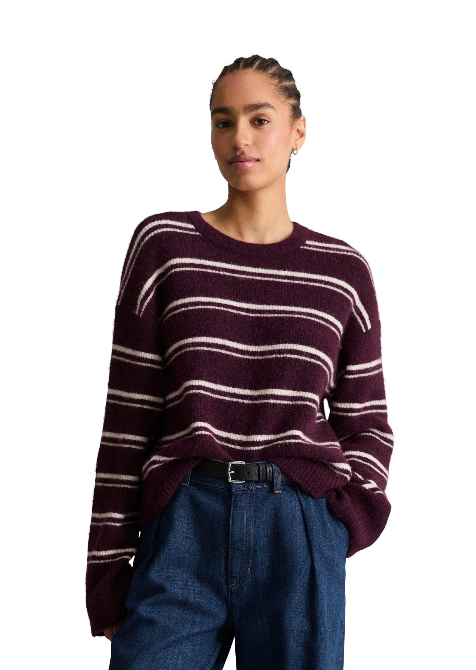 Marc O'Polo DENIM Strickpullover aus kuscheligem Alpakawolle-Mix
