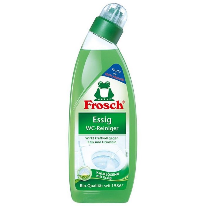 FROSCH Frosch Essig WC-Reiniger 750 ml - Kalklösend mit Essig WC-Reiniger