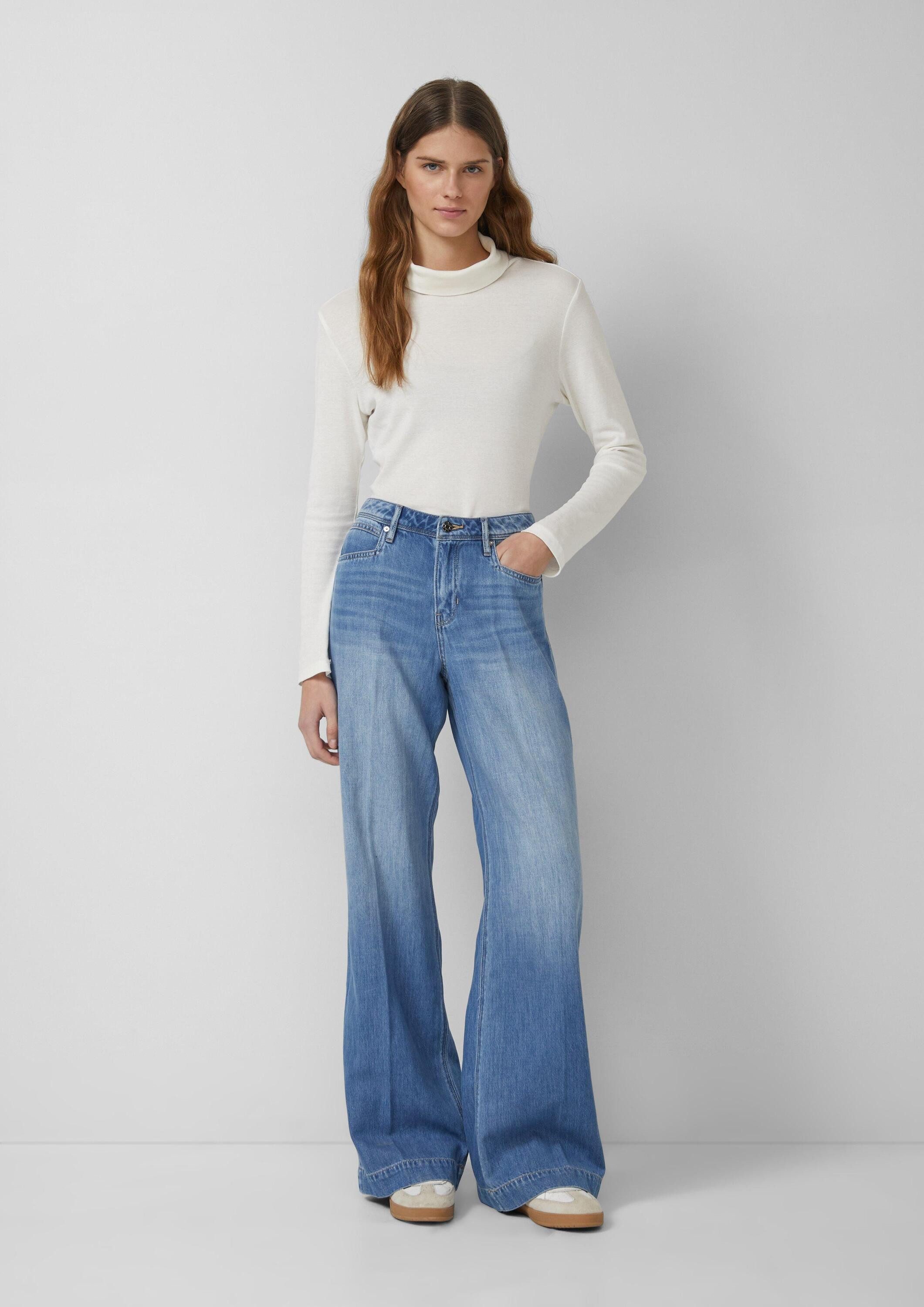 s.Oliver Weite Jeans Jeans-Hose SURI Jeans Suri / Regular Fit / Mid Rise / günstig online kaufen