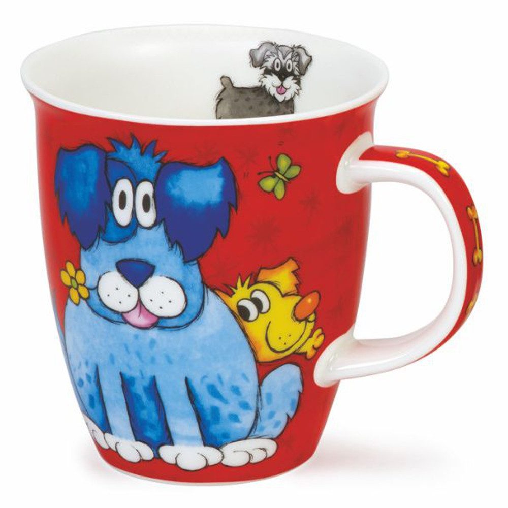 Dunoon Tasse Dogs'n Puppies rot Nevis 0,4 l Fine Bone China, 1-tlg.