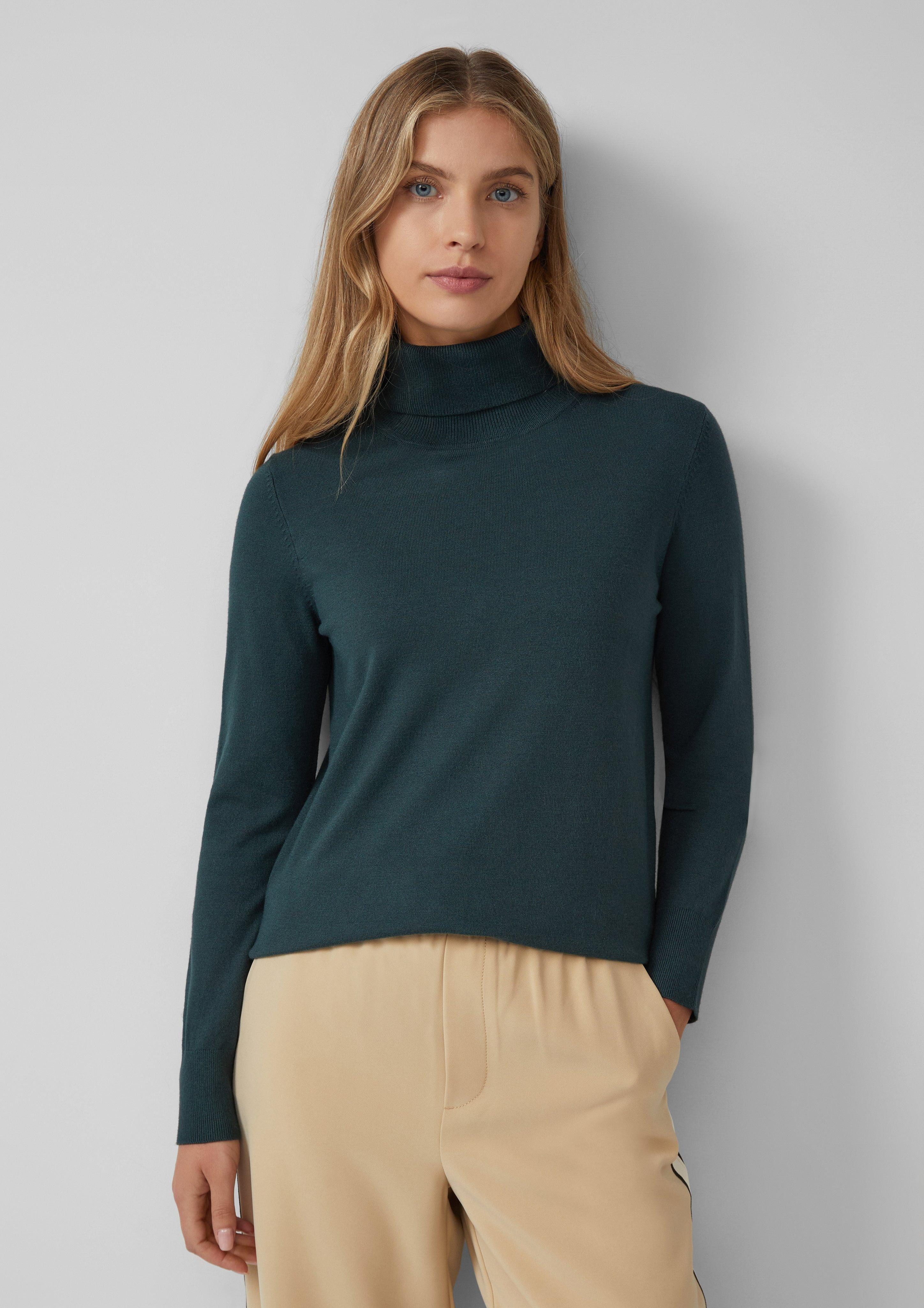 s.Oliver Strickpullover Feinstrickpullover aus Viskosemix mit günstig online kaufen