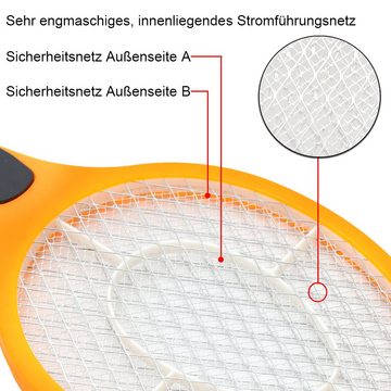 Bettizia Fliegenklatsche 3x Elektrische Fliegenklatsche Fliegenfänger Mücken Insektenvernichter