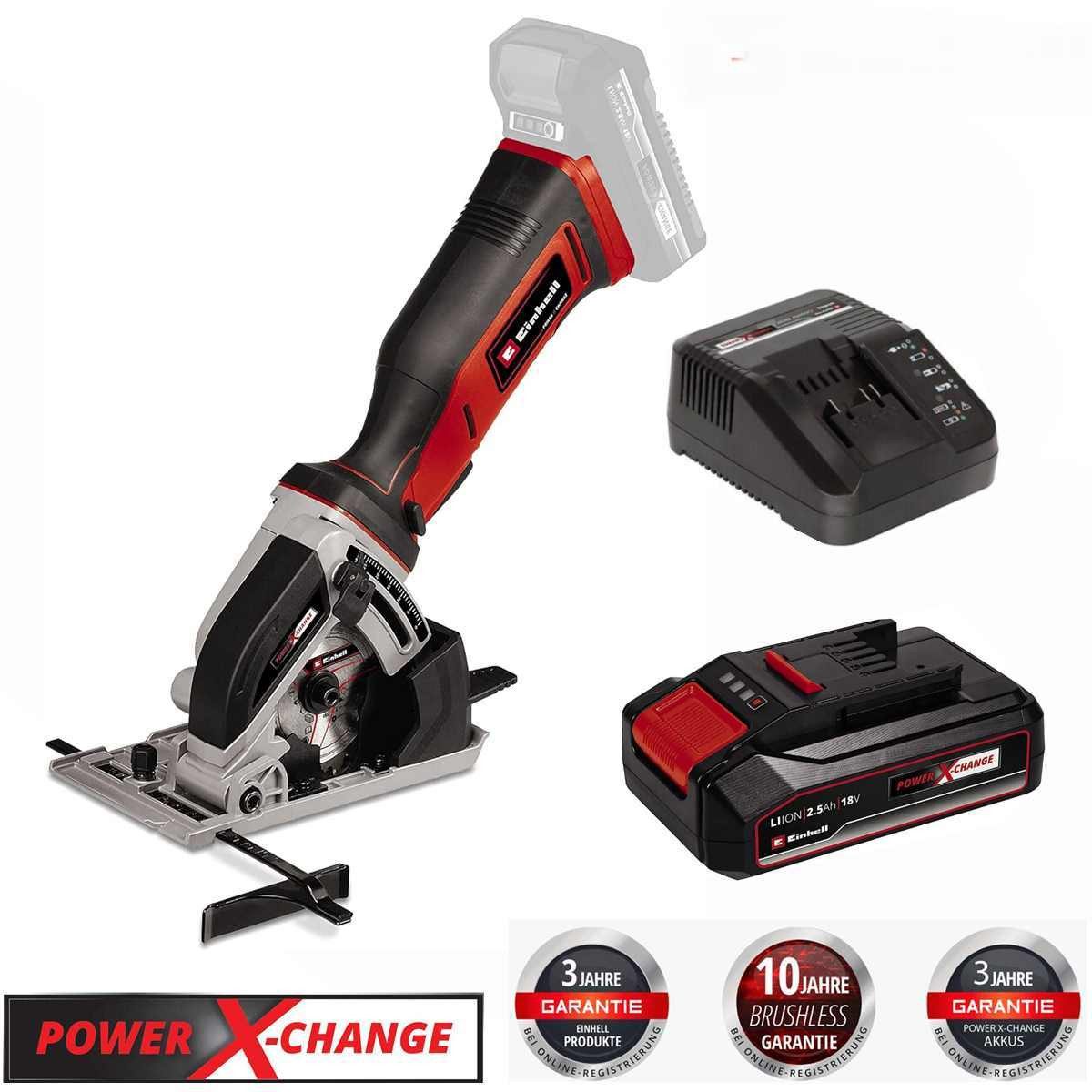 Einhell Akku-Handkreissäge Mini-Handkreissäge TE-CS 18/89 Li günstig online kaufen