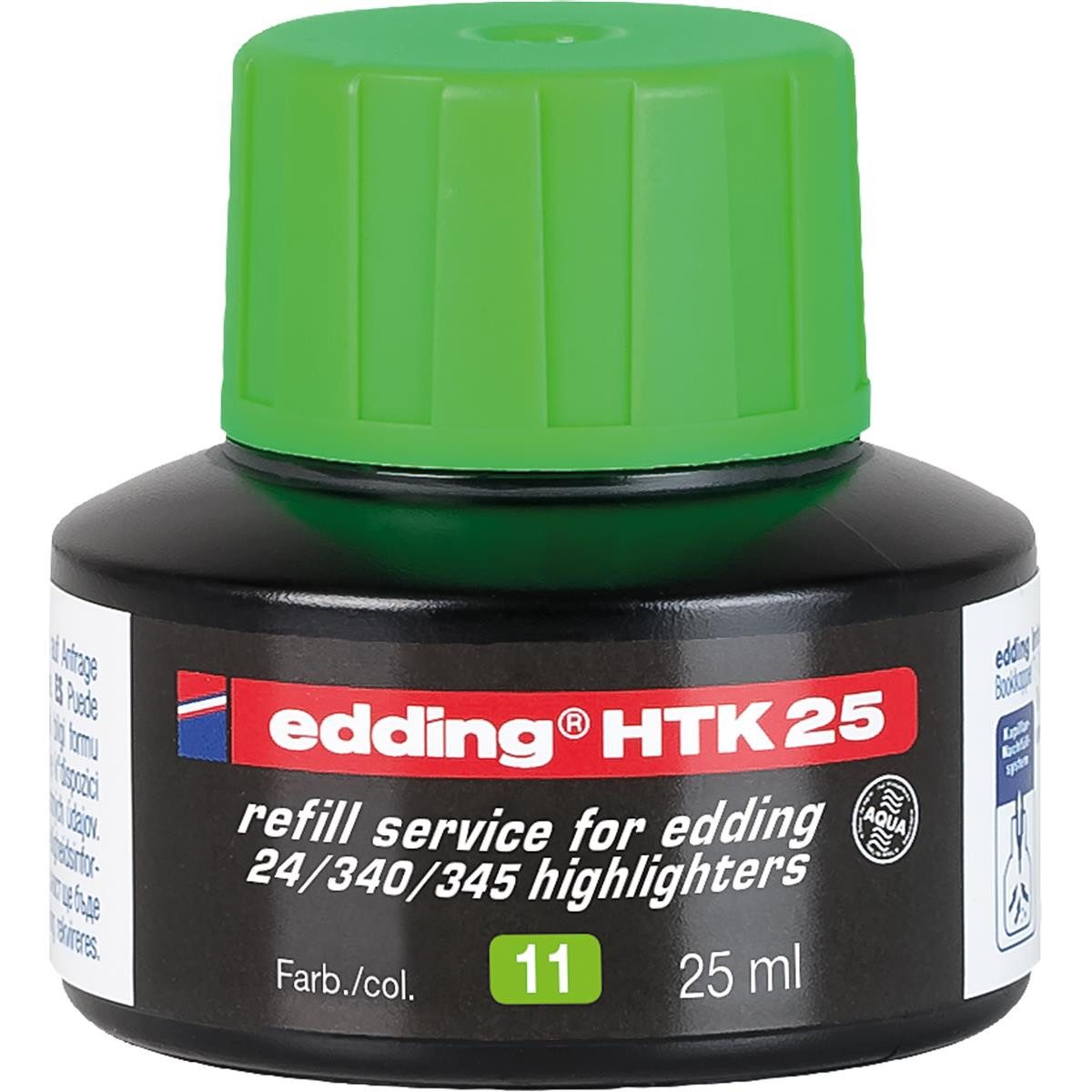 edding Marker Nachfüllflasche hellgrün