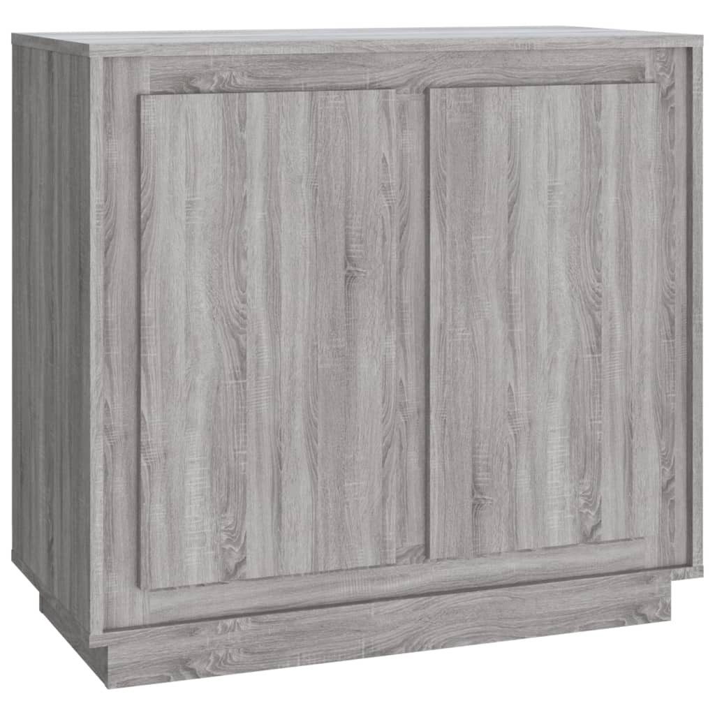 vidaXL Sideboard Sideboard Grau Sonoma 80x34x75 günstig online kaufen